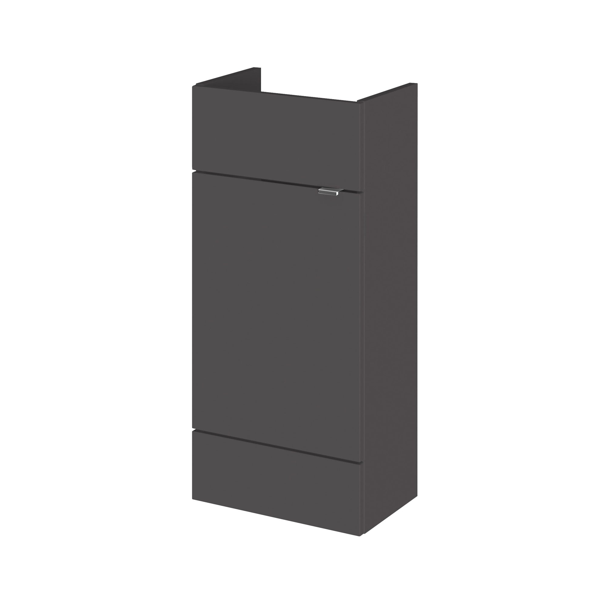 Fusion Fitted Floor Standing 1 Door Vanity Unit Compact 400mm