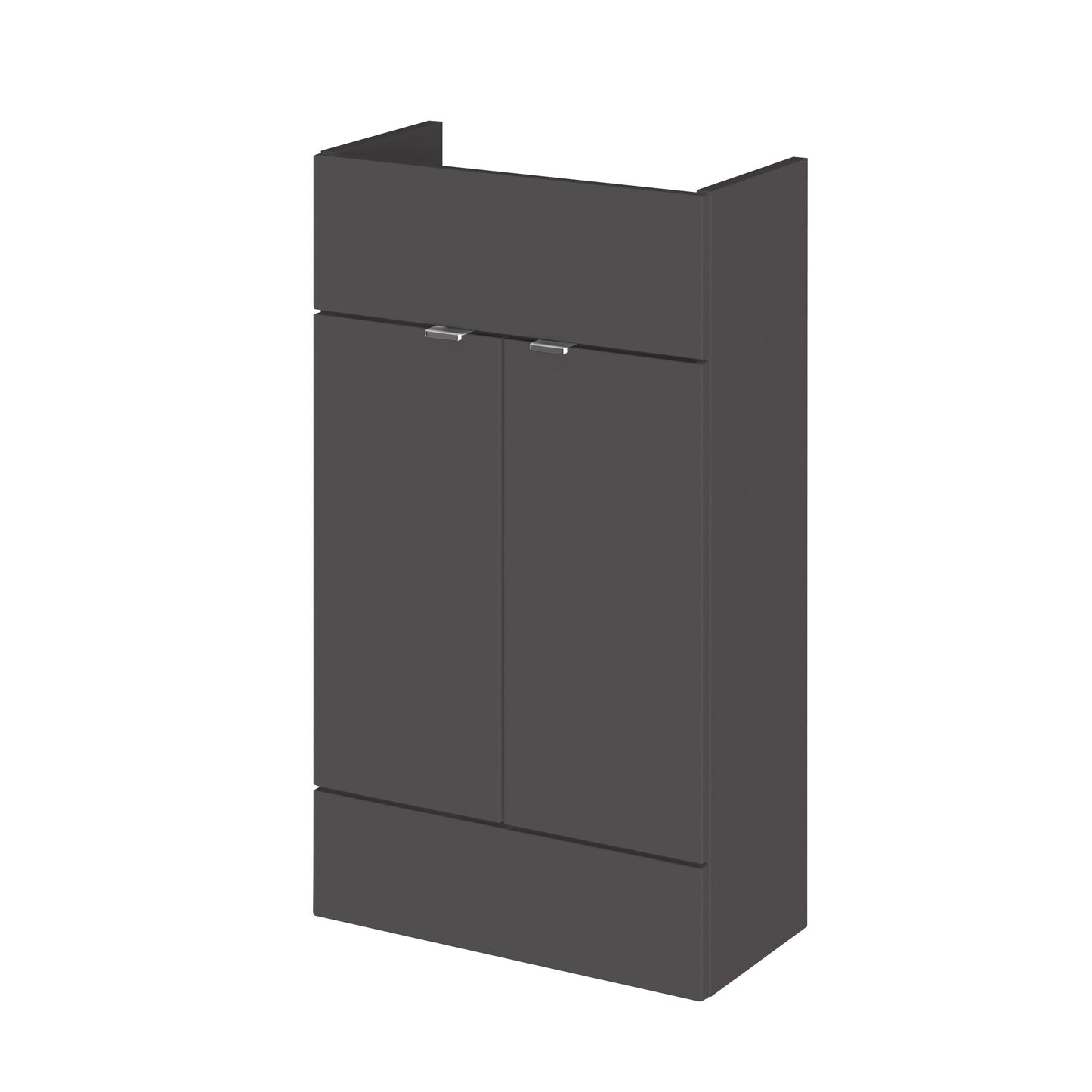 Fusion Fitted Floor Standing 2 Door Vanity Unit Compact 500mm