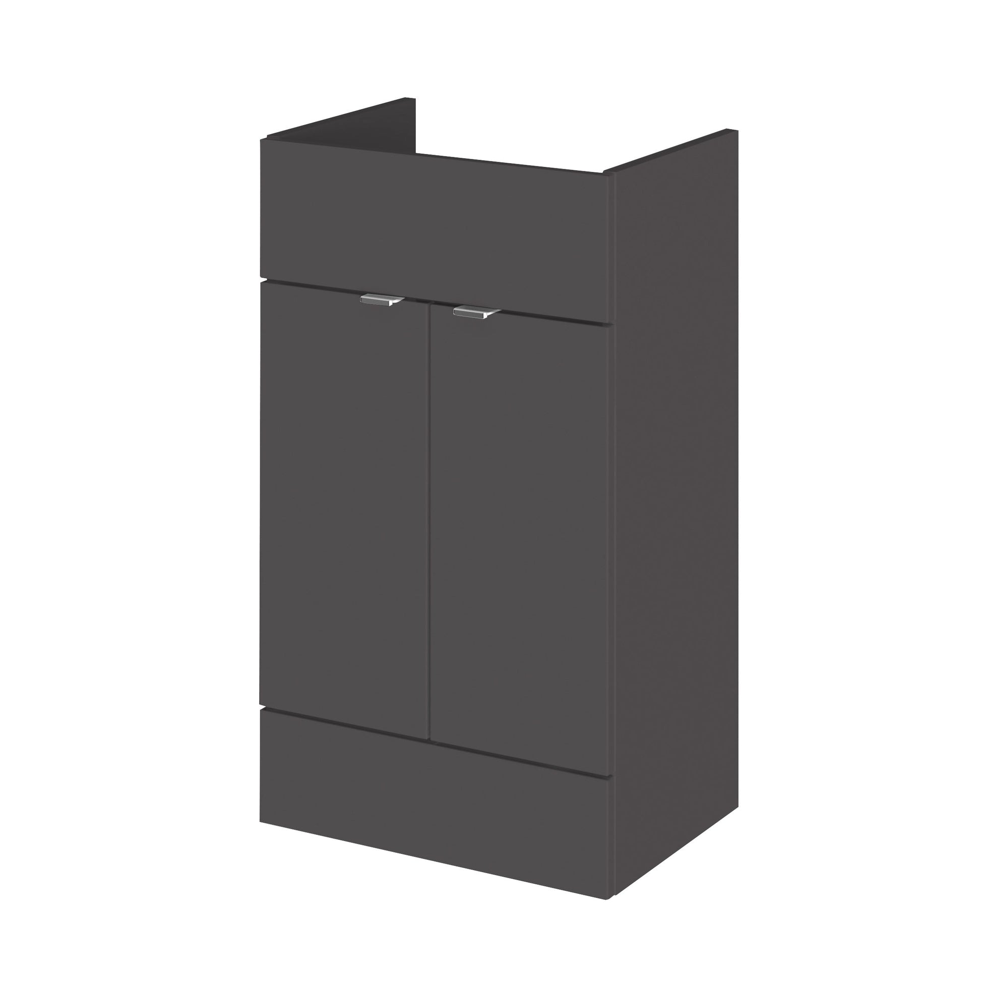 Fusion Fitted Floor Standing 2 Door Vanity Unit 500mm