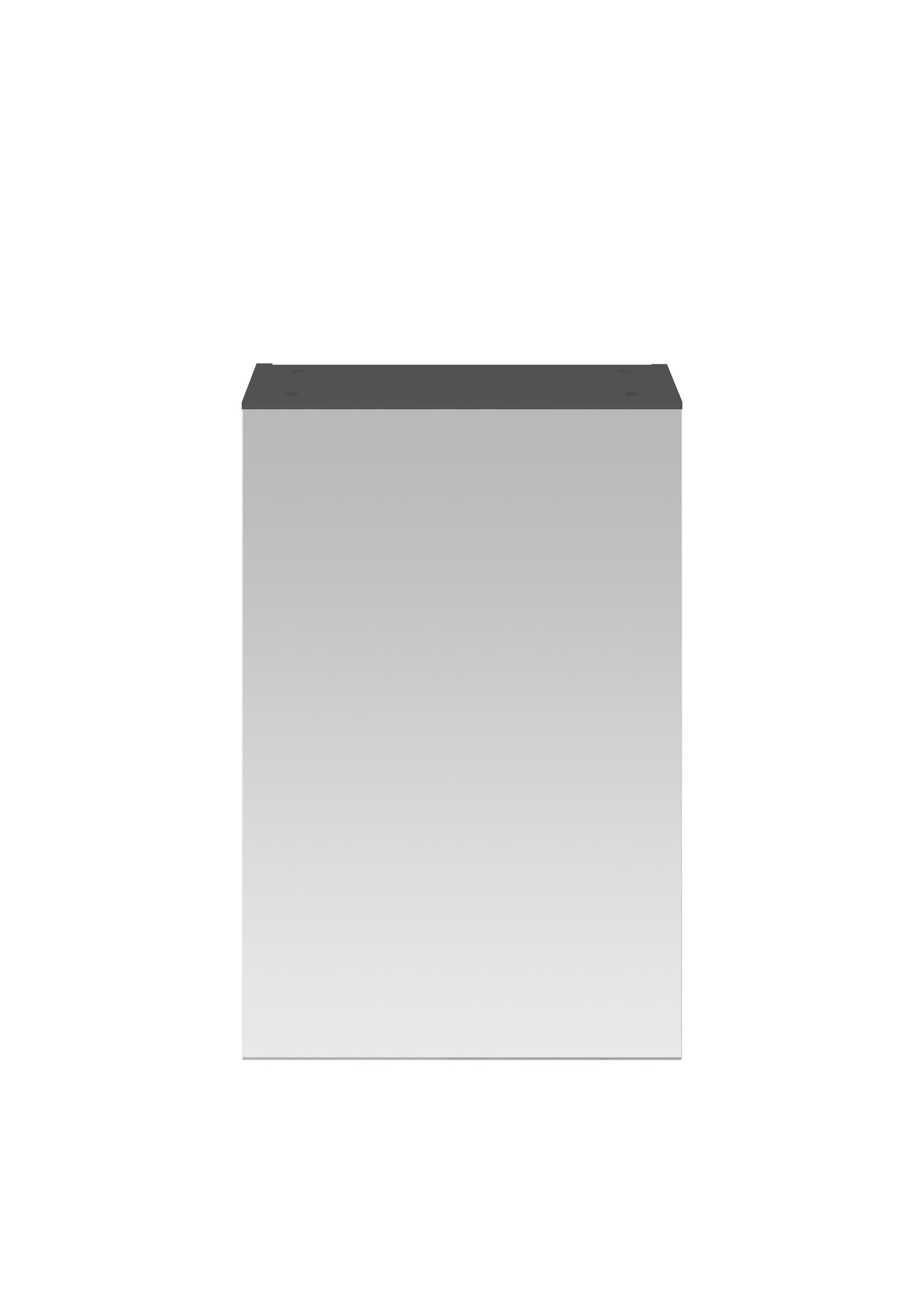 Fusion Fitted Wall Hung 1 Door Mirror Cabinet 450mm