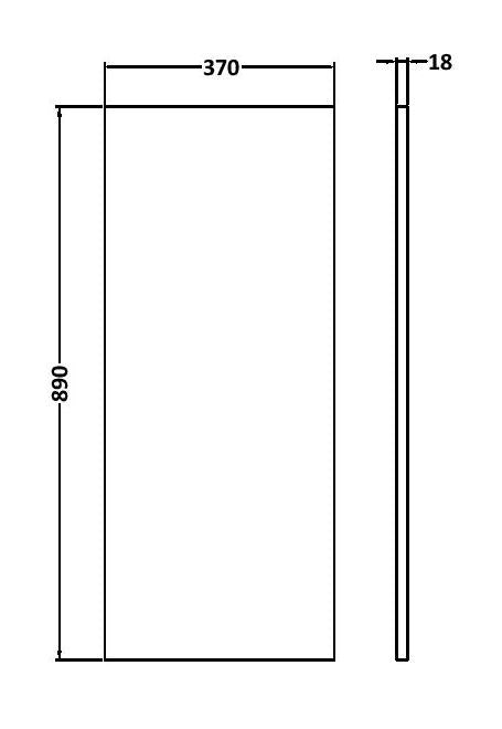 Fusion Fitted Decorative End Panel