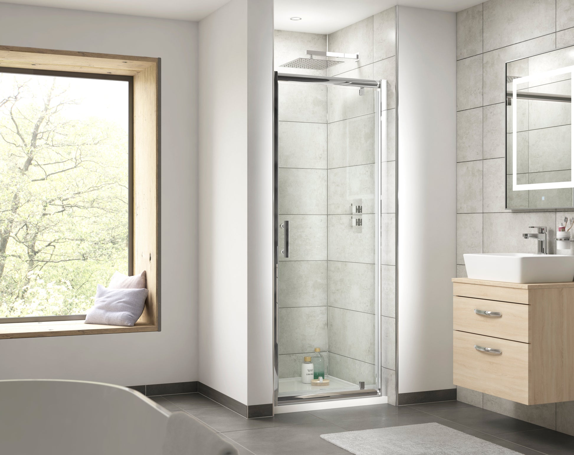 Pacific 760mm Side Panel 6mm Glass