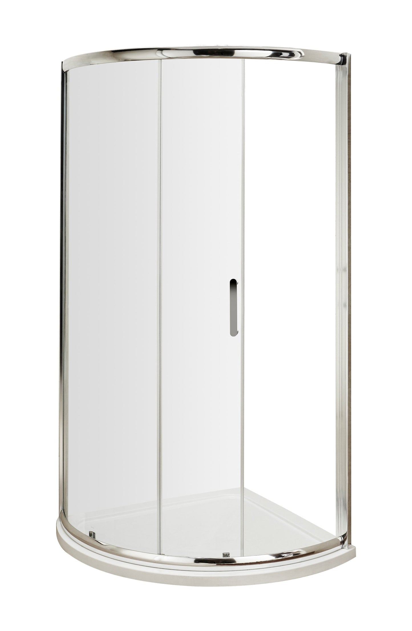 Hudson Reed Pacific 860mm 6mm Glass Chrome Quadrant Sliding Shower Enclosure
