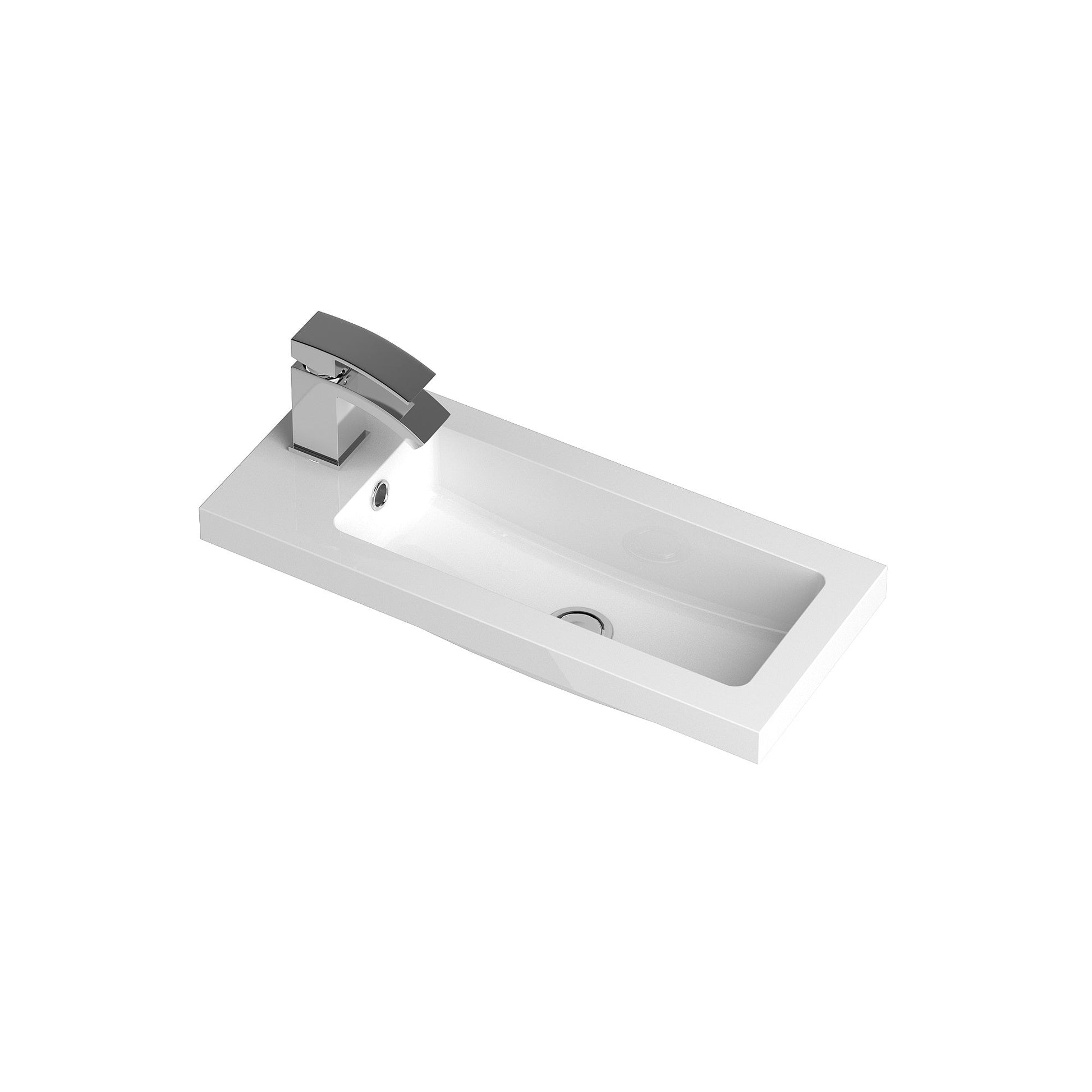 Hudson Reed Fusion 600mm Floor Standing 2 Door Vanity Unit With Basin