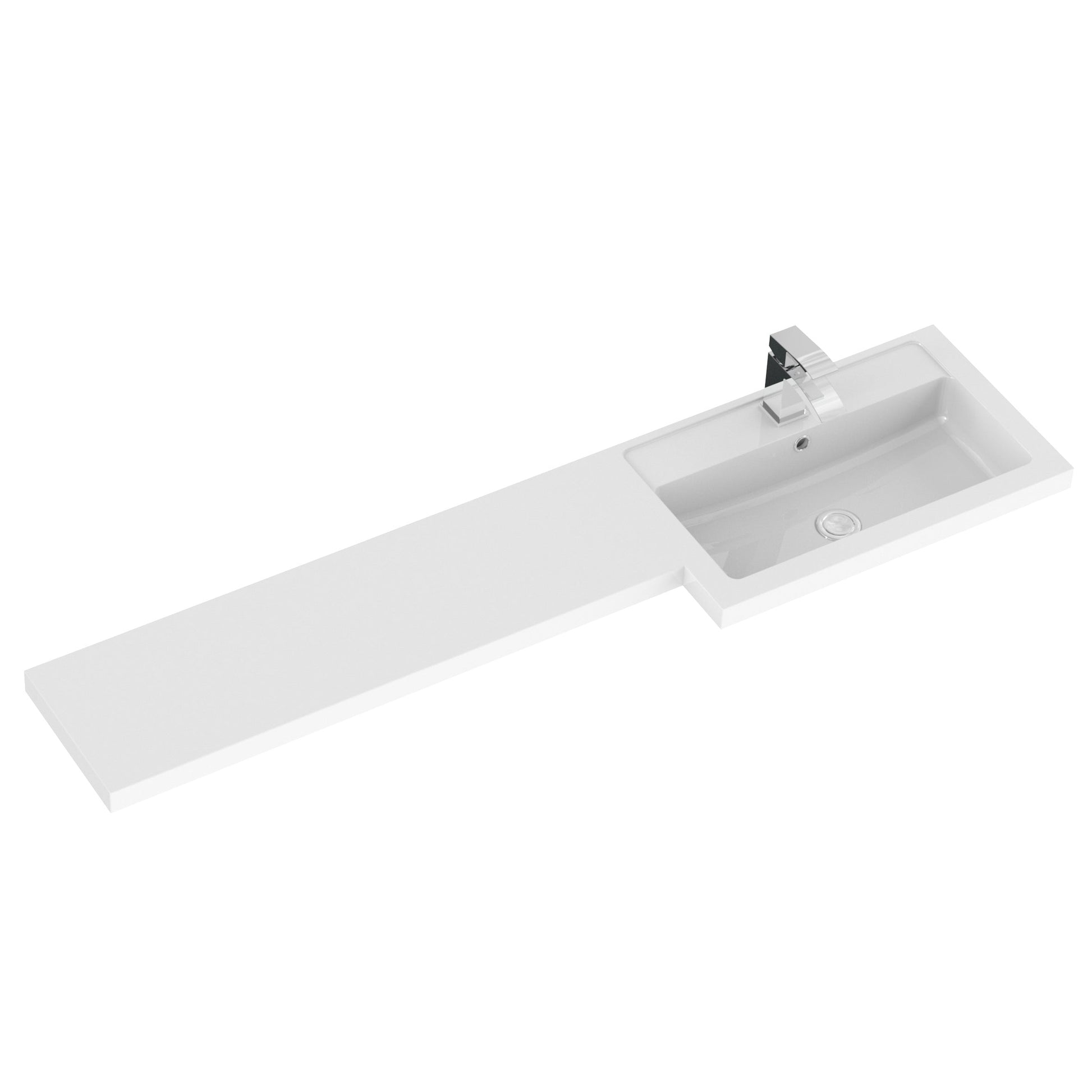 Fusion Floor Standing 3 Door Vanity Basin & WC Right Hand Combination 1500mm