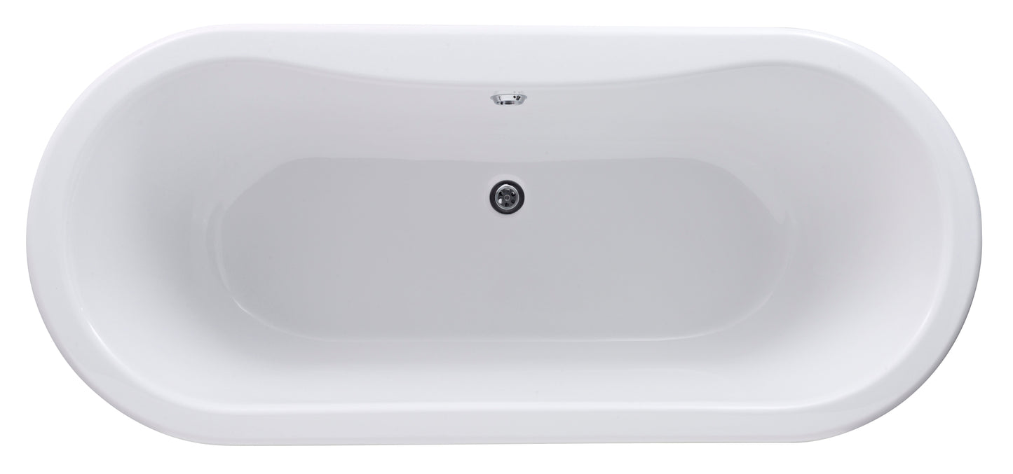 Hudson Reed 1490mm Freestanding Bath With Corbel Legs