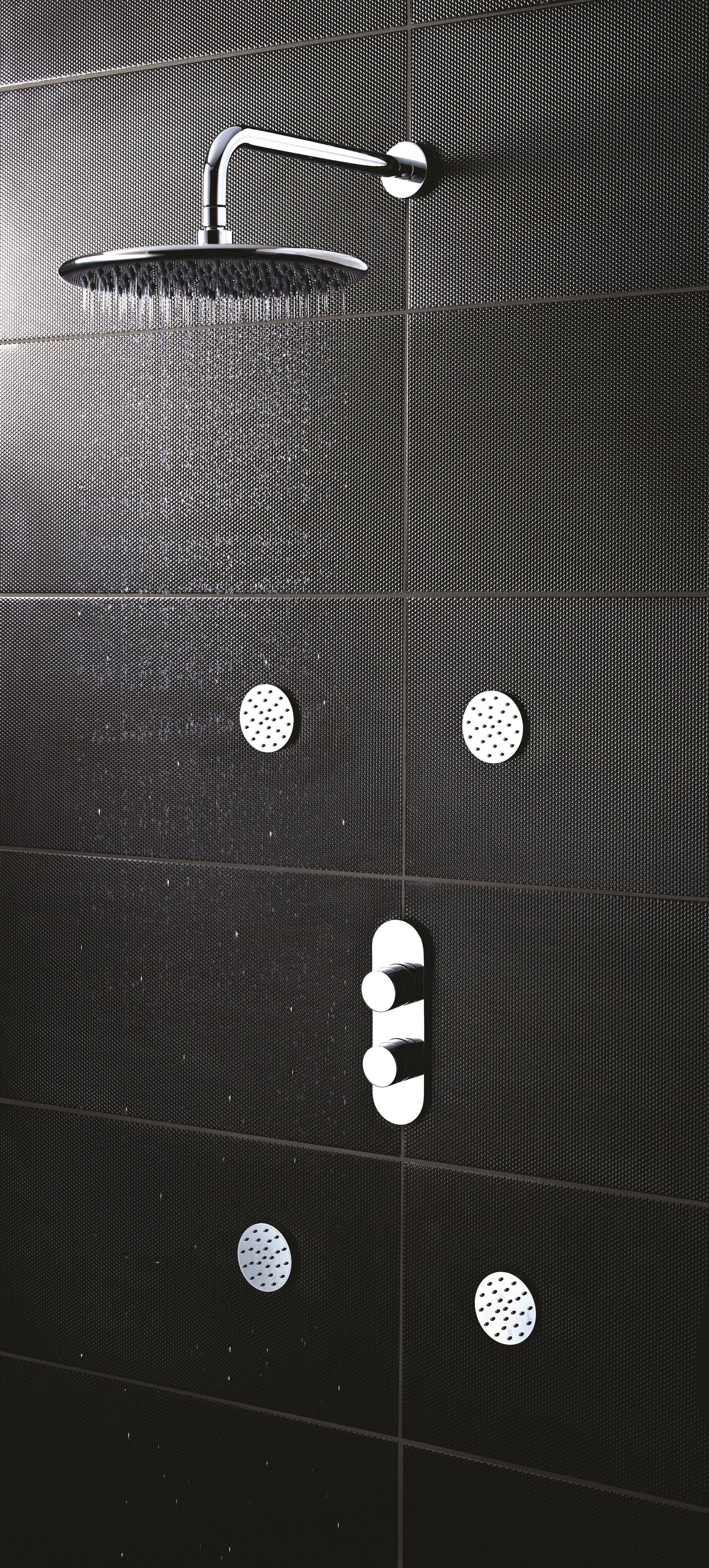 Indus Twin Thermostatic Shower Valve With Diverter