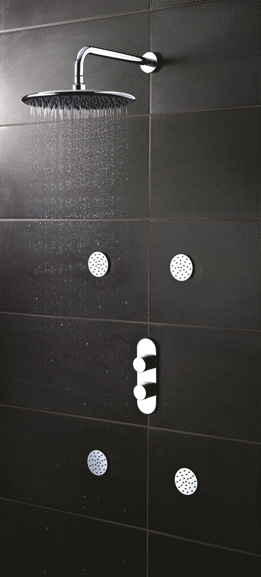 Indus Twin Thermostatic Shower Valve With Diverter