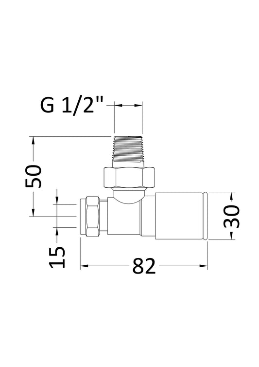 Straight Radiator Valve Pack (Pairs)