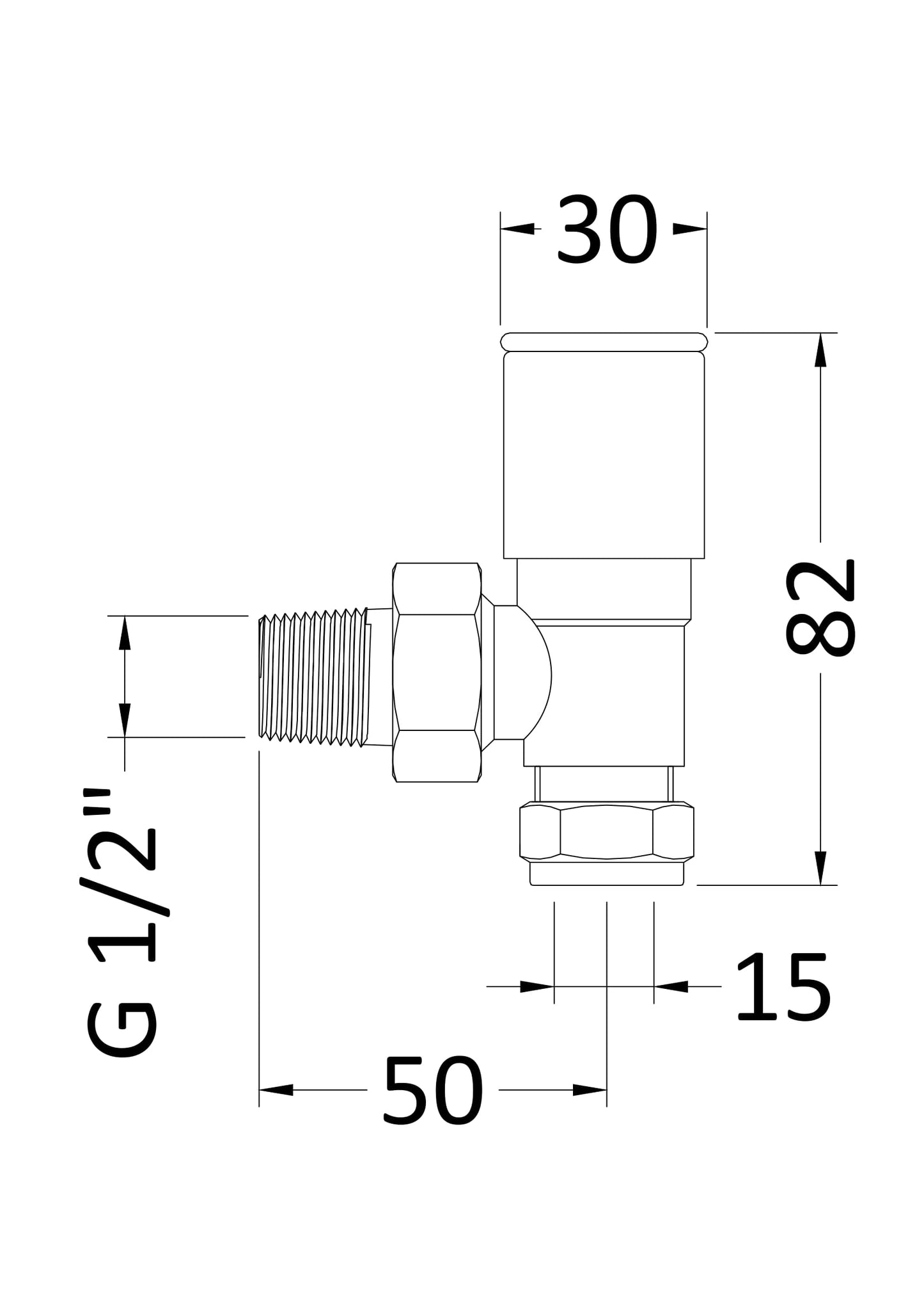 Angled Radiator Valve Pack (Pairs)
