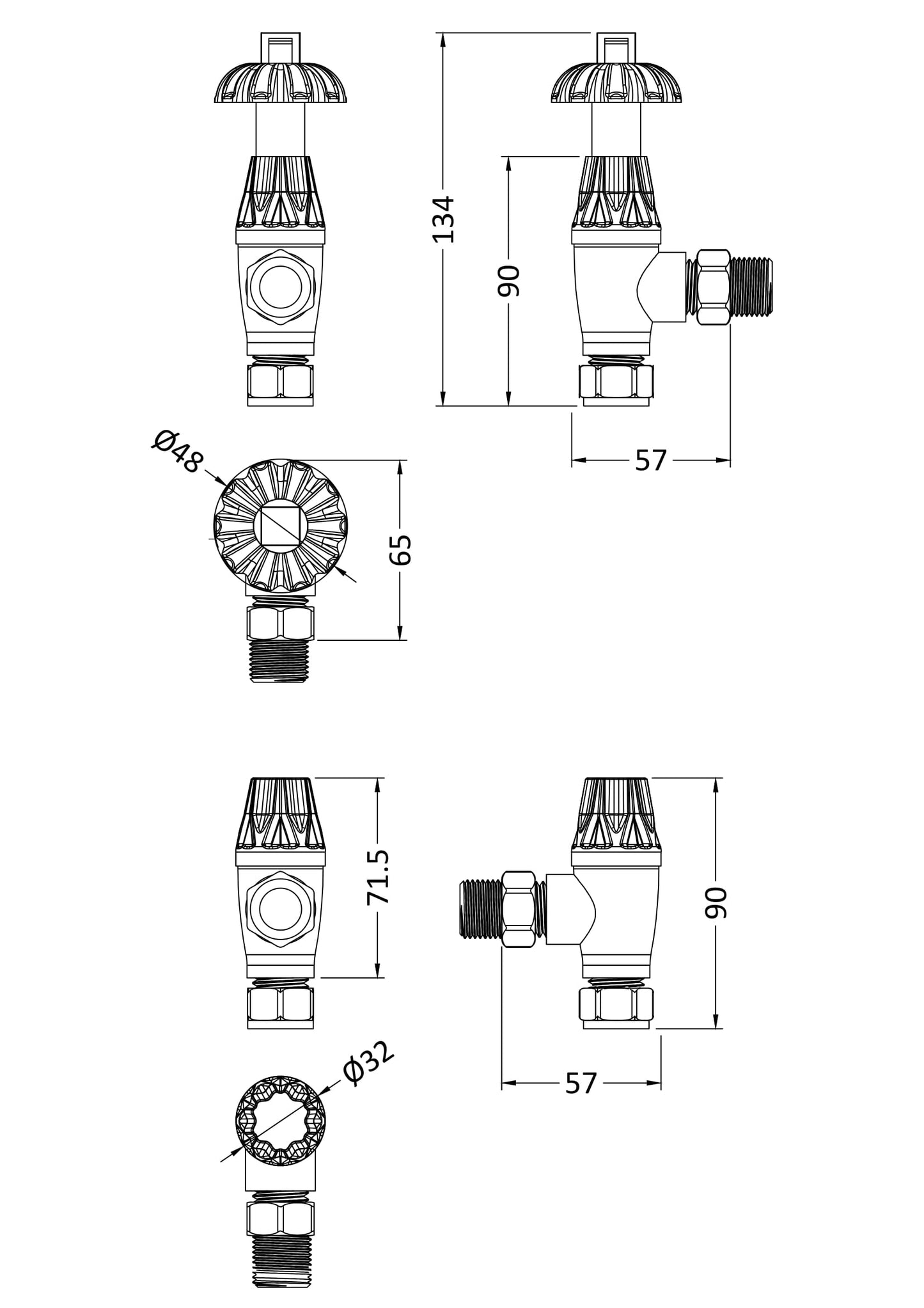 Thermostatic Radiator Valve Pack