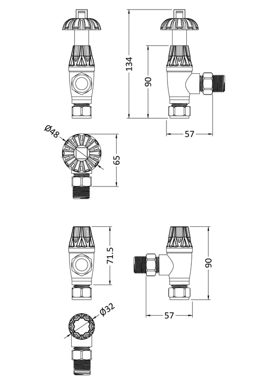 Thermostatic Radiator Valve Pack