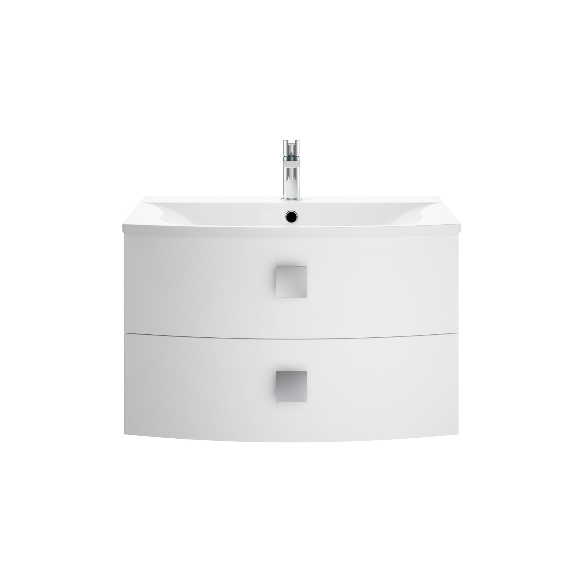 Hudson Reed Sarenna 700mm Wall Hung 2 Drawer Vanity Unit with Basin