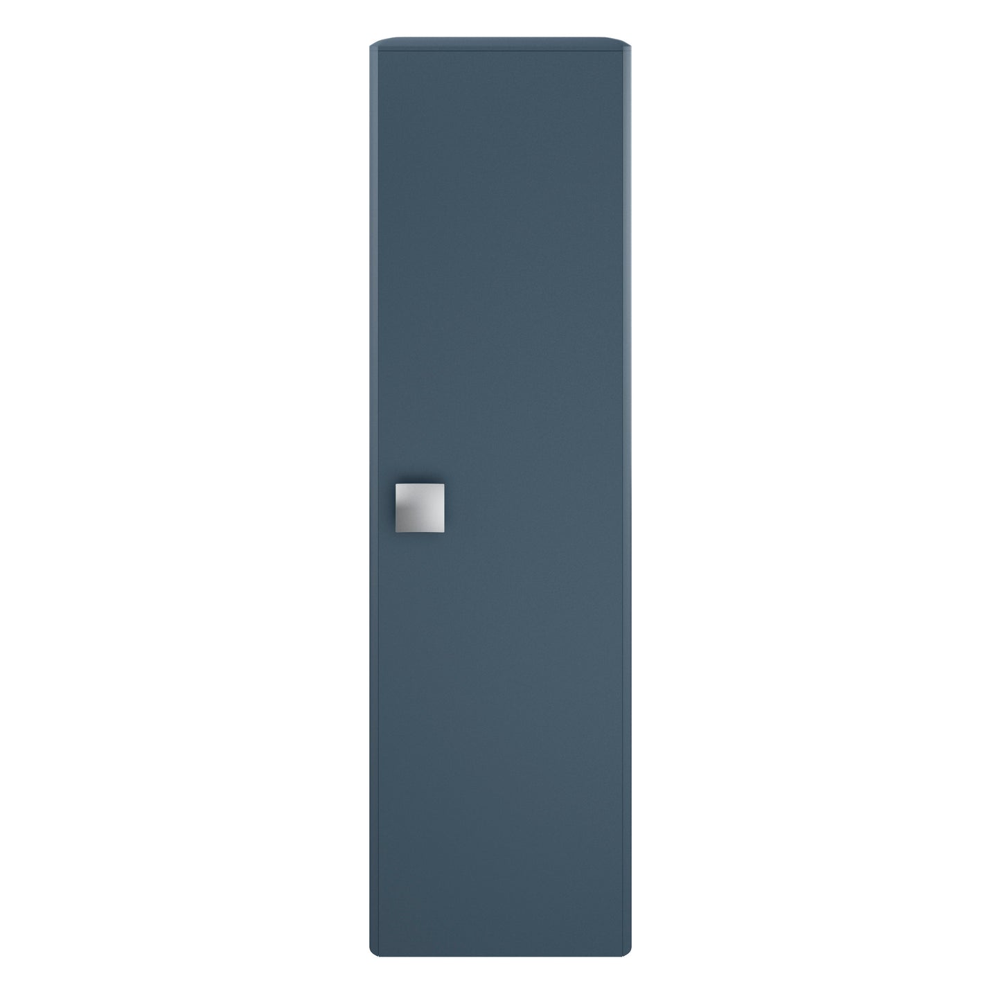 Hudson Reed Sarenna 350mm 1 Door Mineral Blue Wall Hung Tall Cabinet With Handles