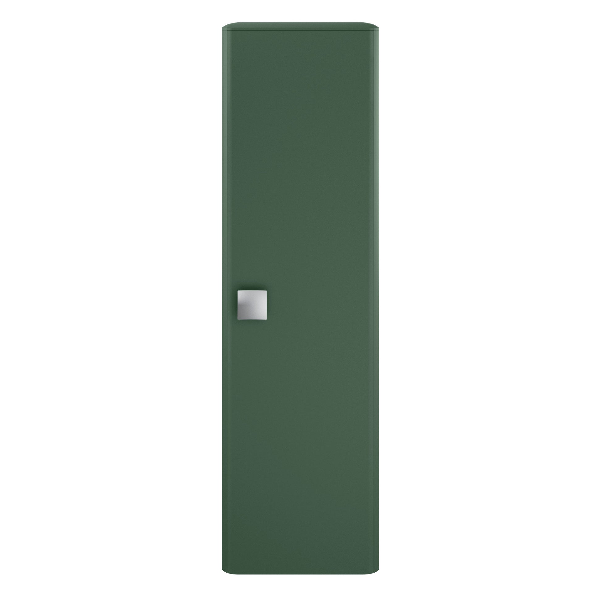 Hudson Reed Sarenna 350mm 1 Door Hunter Green Wall Hung Tall Cabinet With Handles