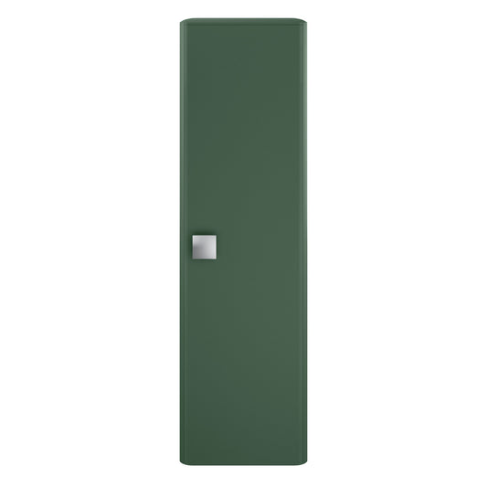Hudson Reed Sarenna 350mm 1 Door Hunter Green Wall Hung Tall Cabinet With Handles