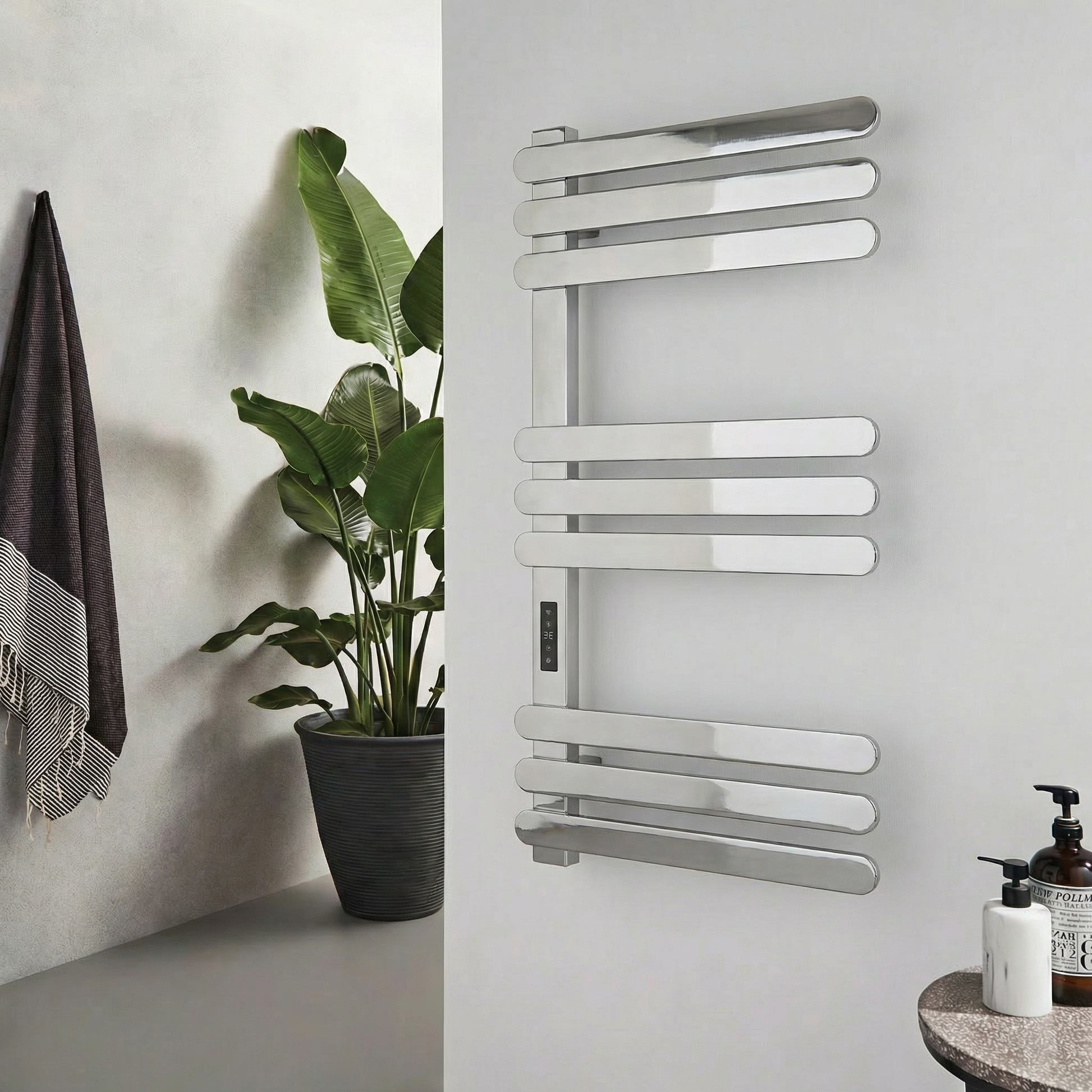 Selecta Smart Dry Electric Towel Rail 800 x 500mm - Chrome