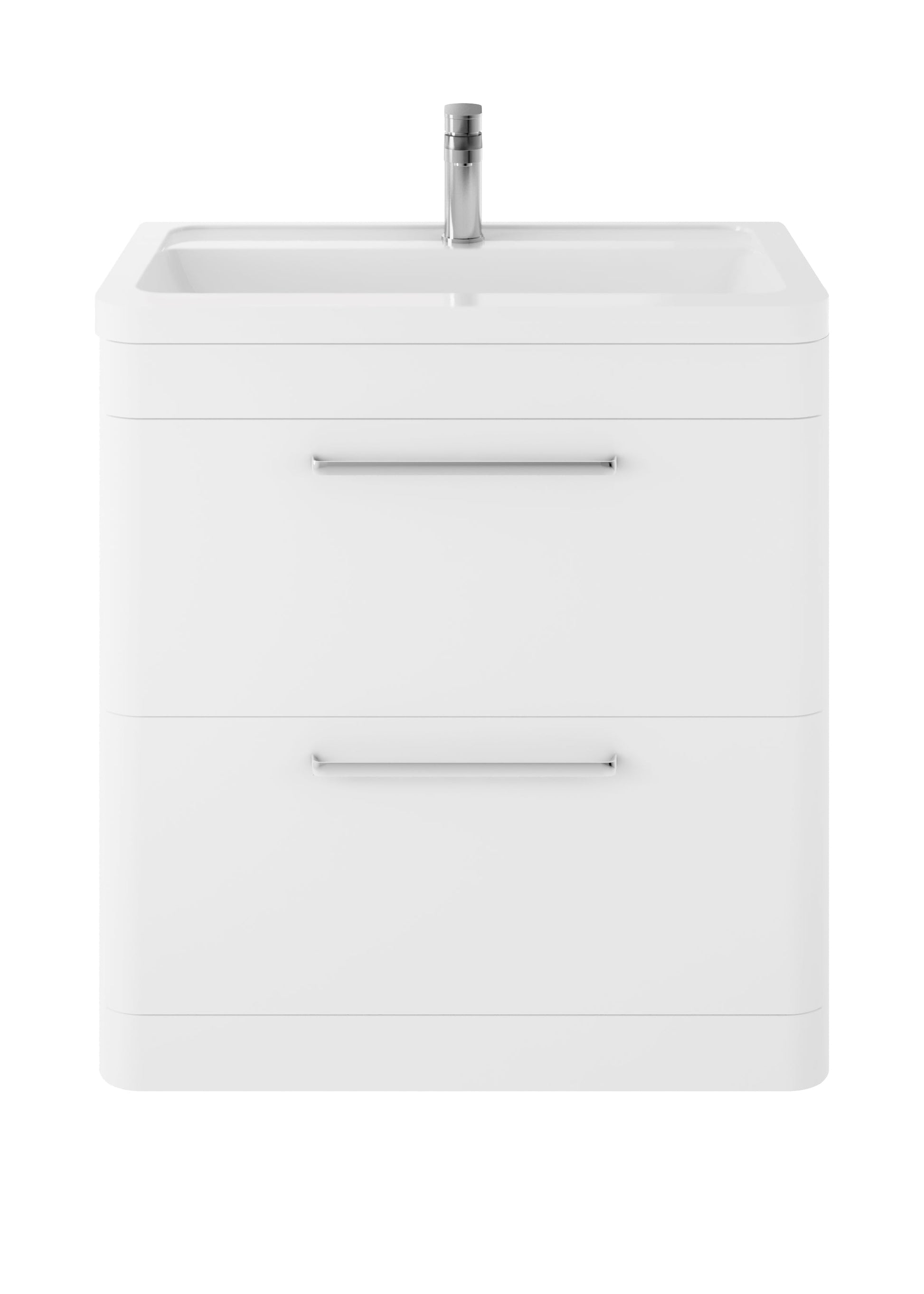 Hudson Reed Solar 800mm Floor Standing 2 Drawer Vanity Unit With Ceramic Basin
