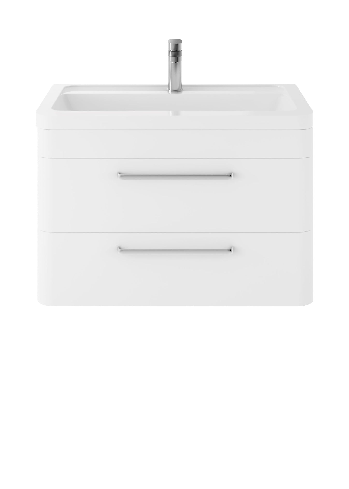 Hudson Reed Solar 800mm Wall Hung Vanity Unit With Ceramic Basin