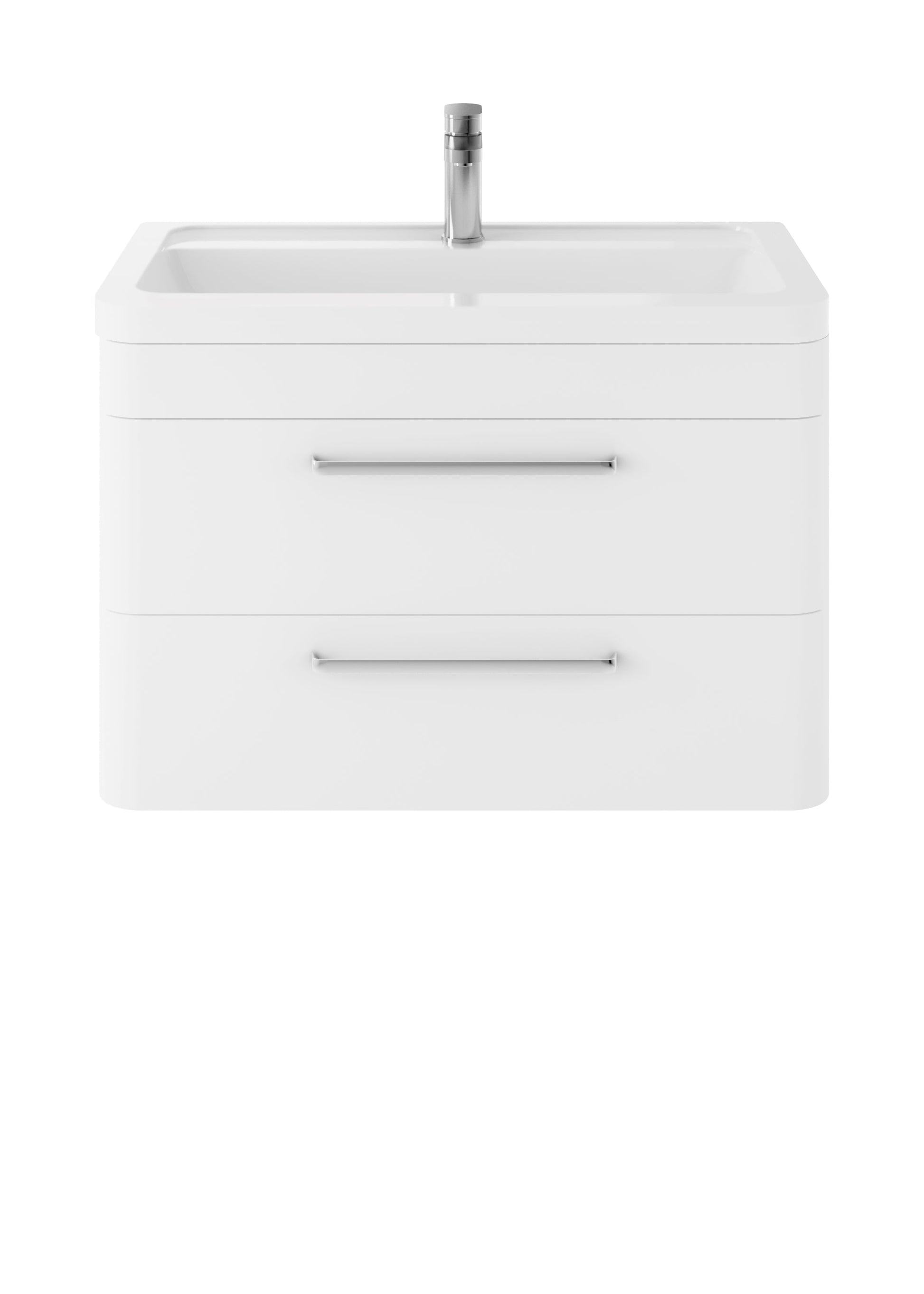 Hudson Reed Solar 800mm Wall Hung Vanity Unit With Ceramic Basin