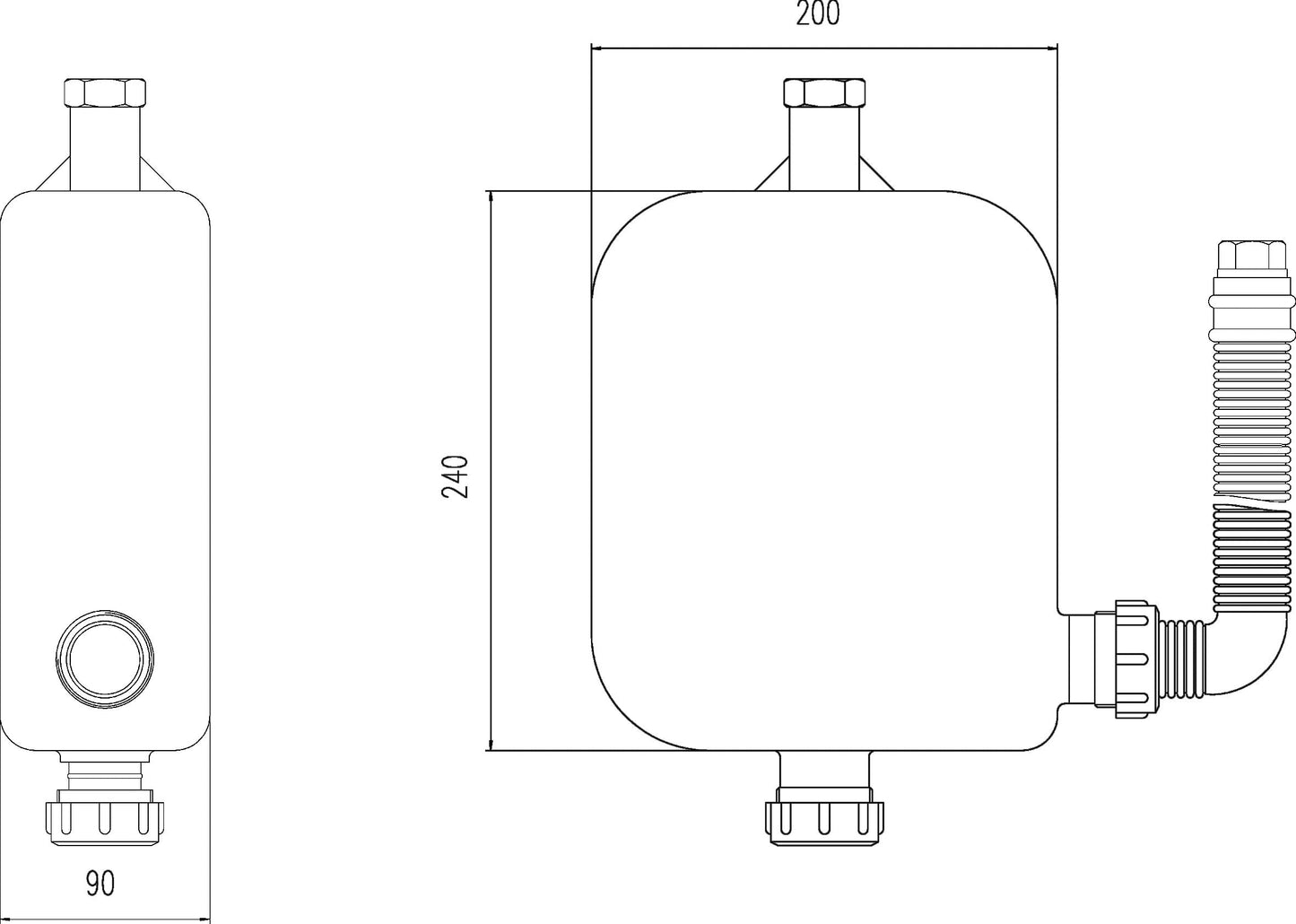 4 Tap Hole Hose Retainer