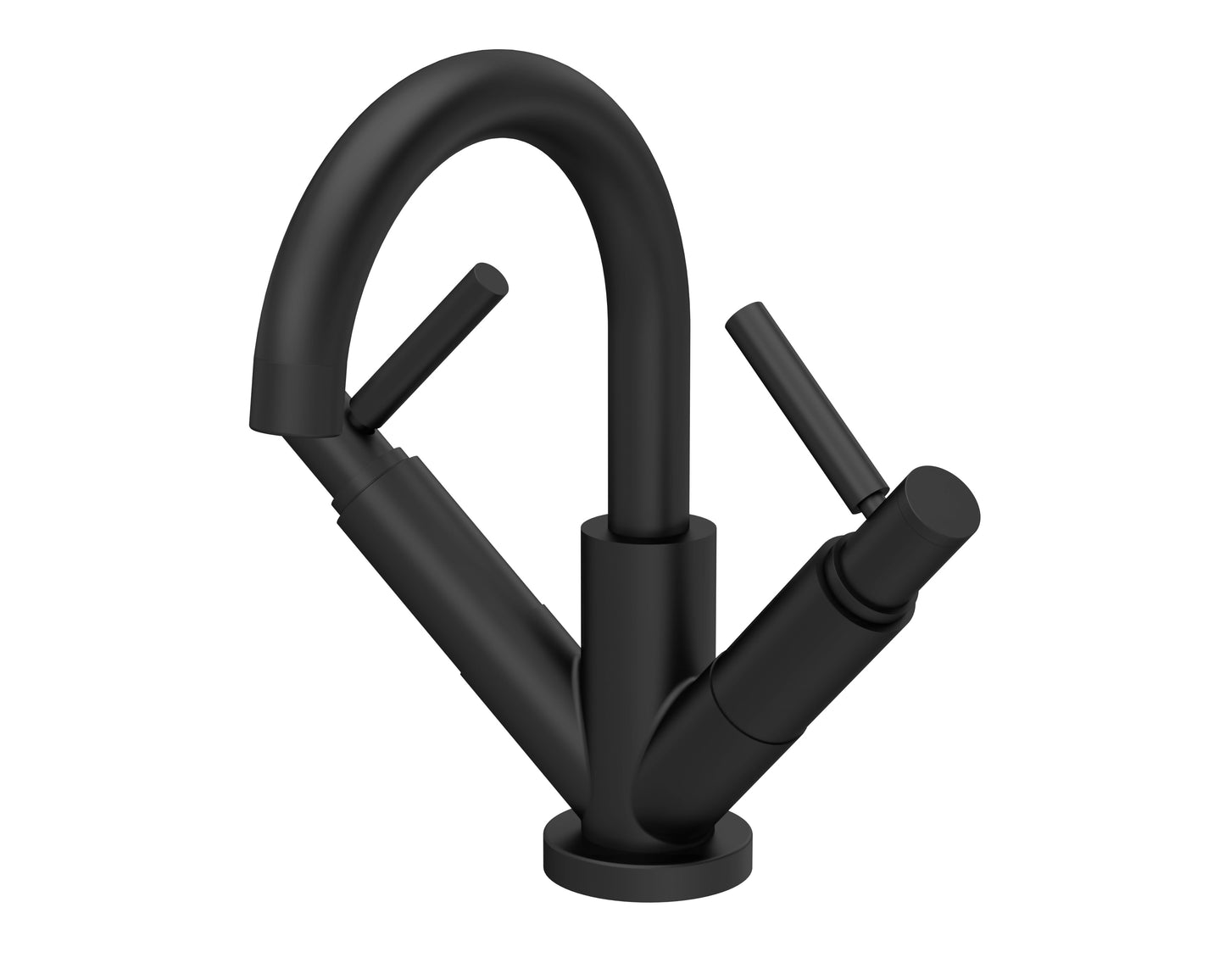 Tec Lever Mono Basin Mixer Matt Black