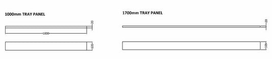 Hudson Reed 1700 & 1000 Panel Leg Set & Plinth Kit