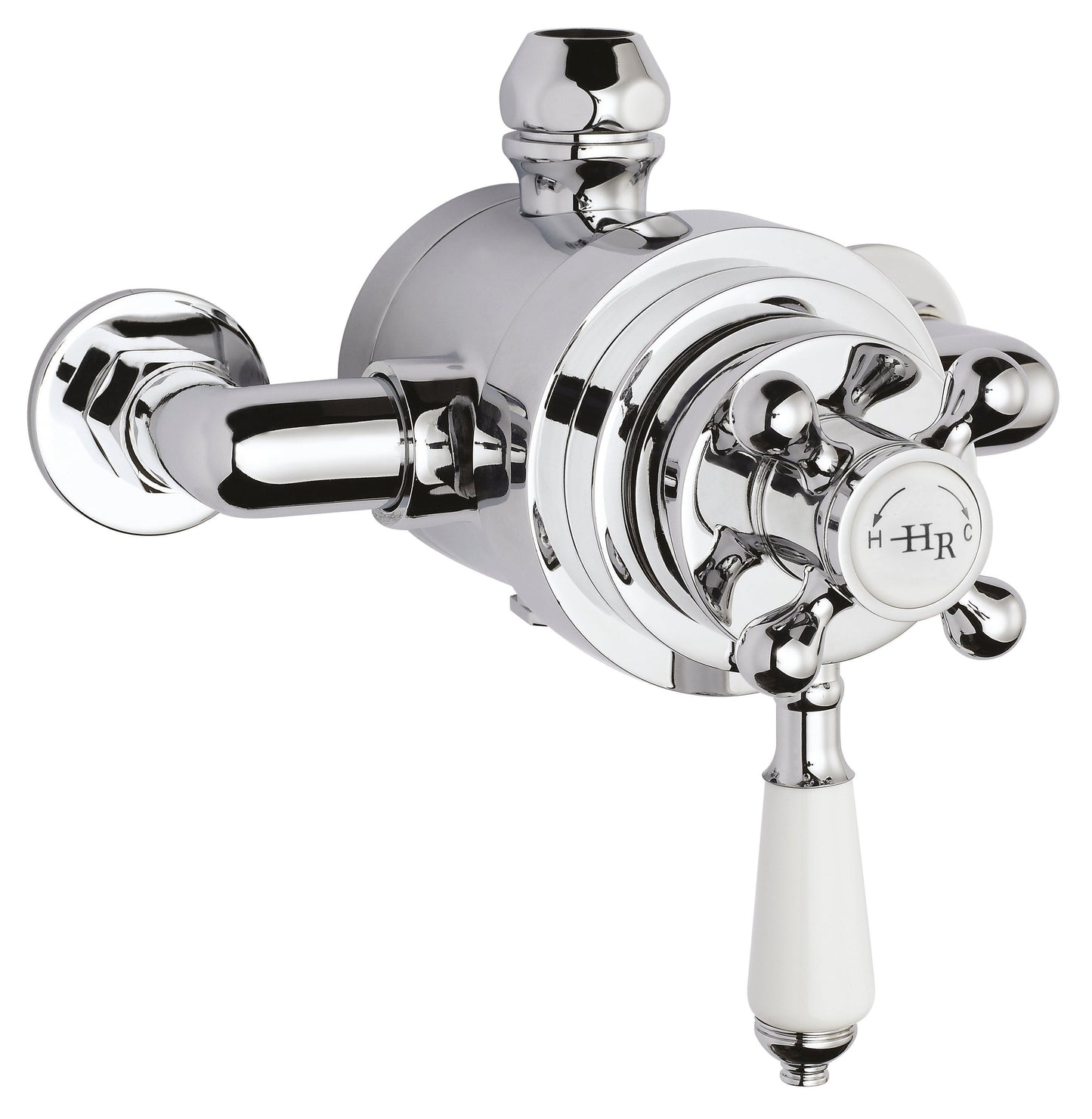 White Topaz Exposed Dual Shower Valve