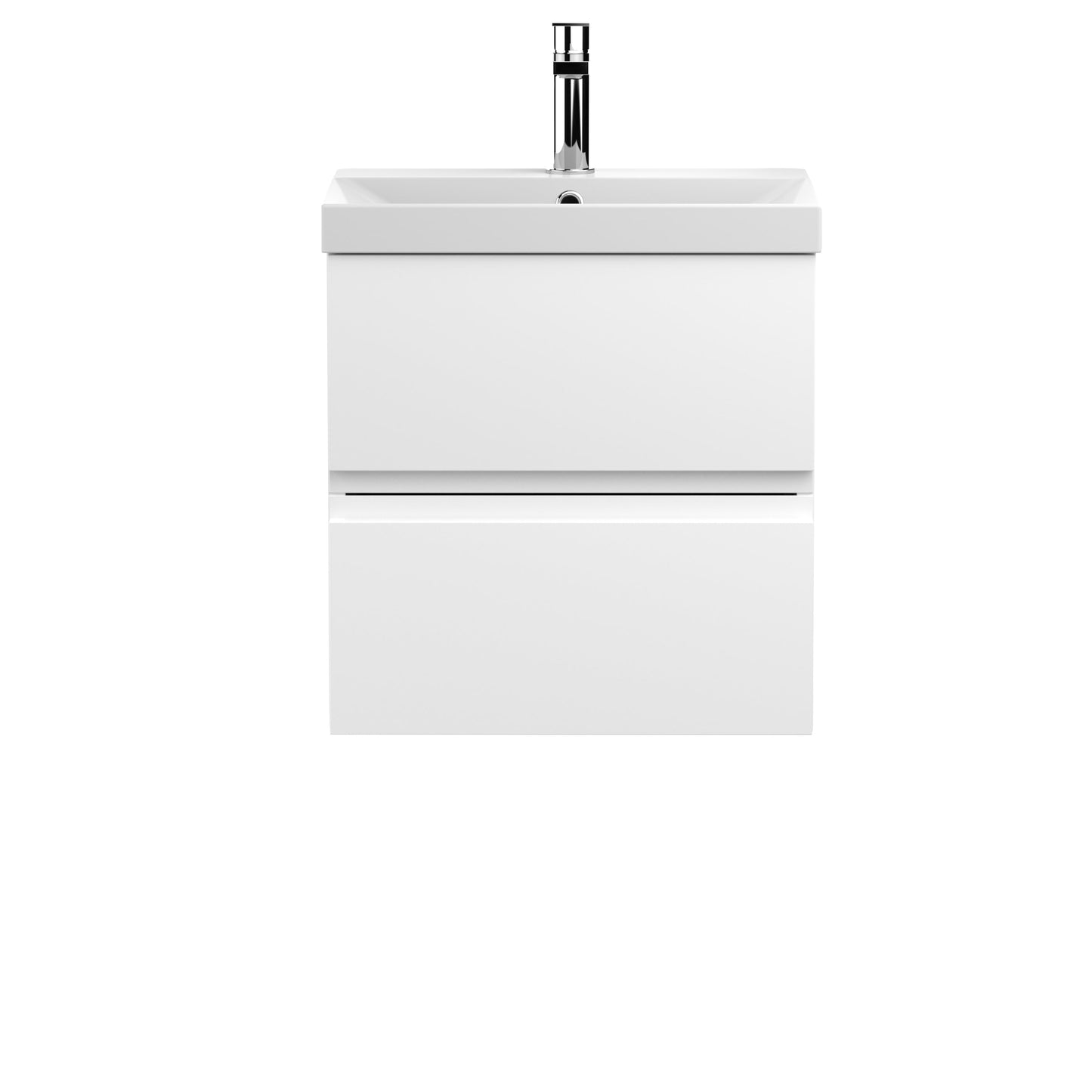 Hudson Reed Urban 500mm Wall Hung 2 Drawer Vanity Unit with Basin