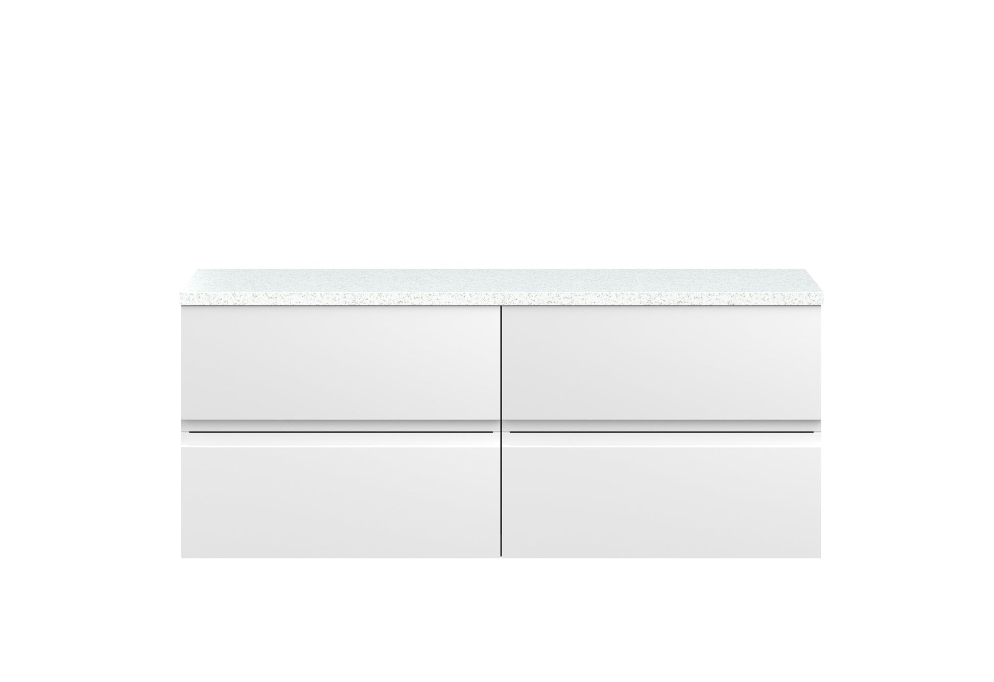 Hudson Reed Urban 1200mm Wall Hung 4-Drawer Unit With Laminate Worktop