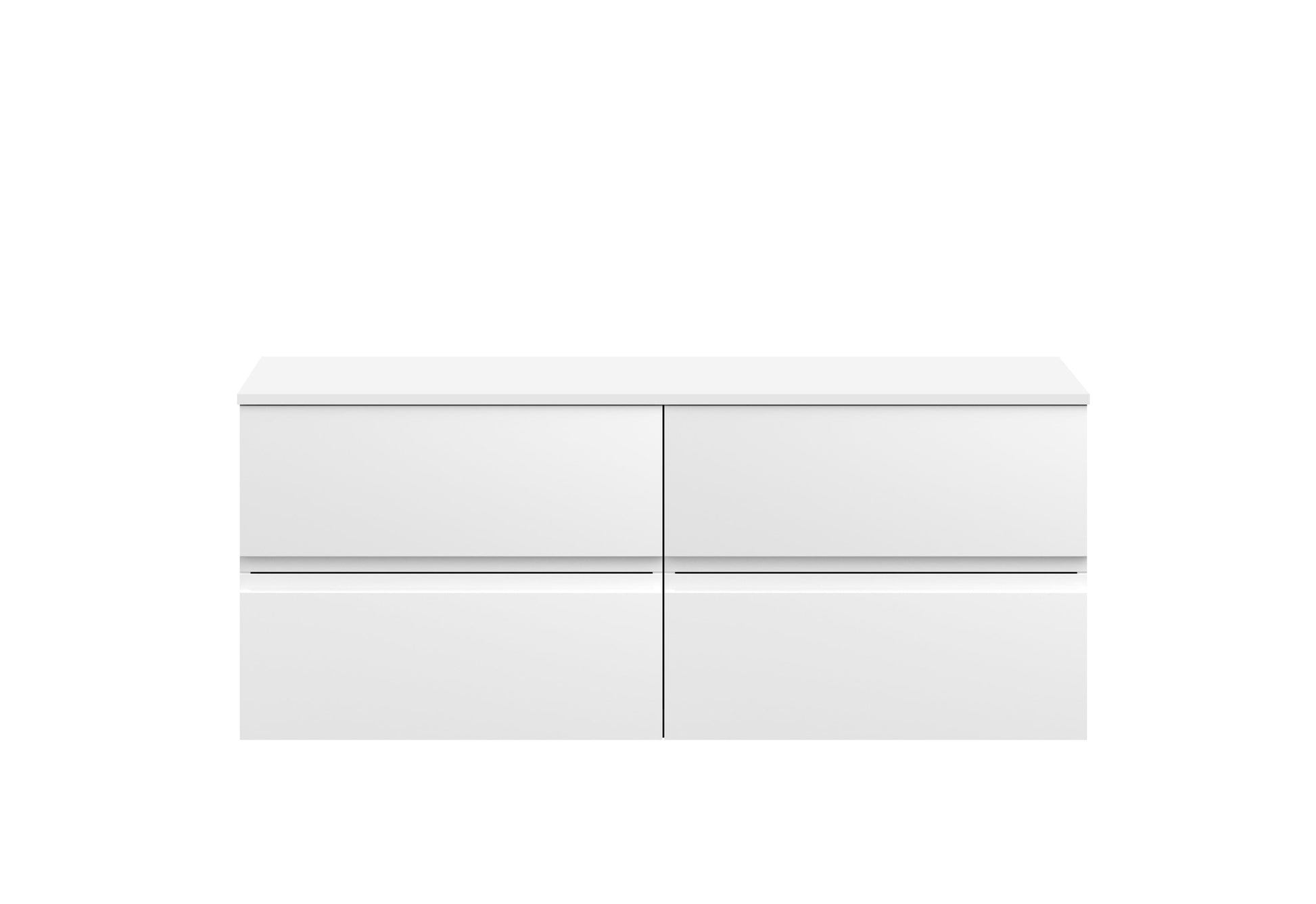 Hudson Reed Urban 1200mm Wall Hung 4-Drawer Unit With Worktop