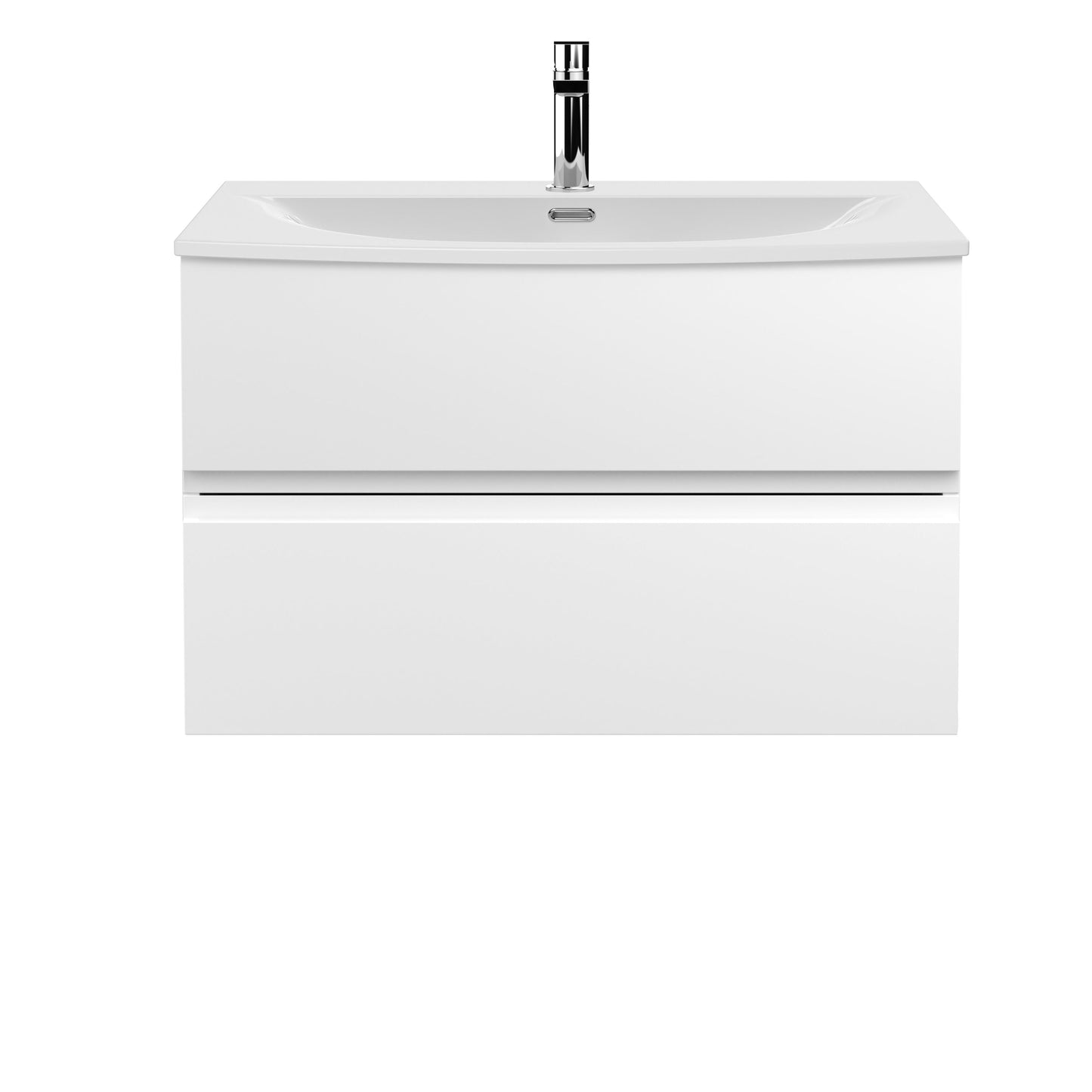 Hudson Reed Urban 810mm Wall Hung Vanity Unit With Curved Basin