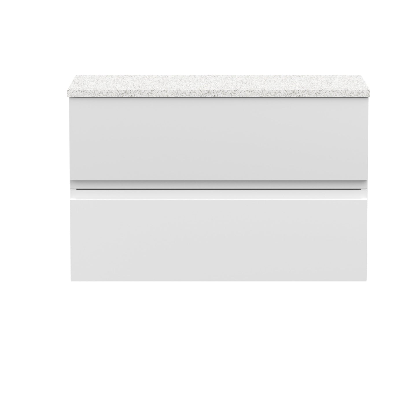 Hudson Reed Urban 800mm Wall Hung 2 Drawer Vanity Unit With Laminate Worktop