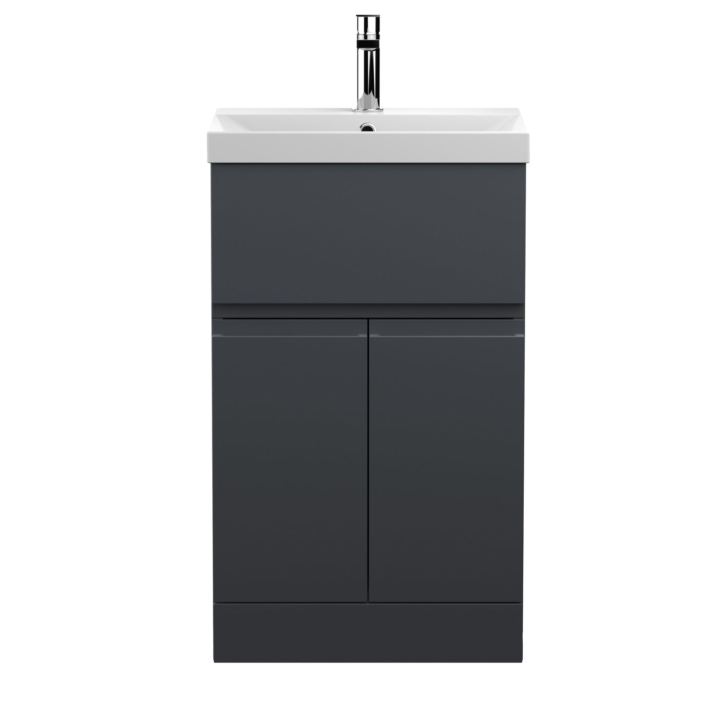 Hudson Reed Urban 500mm Floor Standing 2 Door 1 Drawer Vanity Unit With Basin
