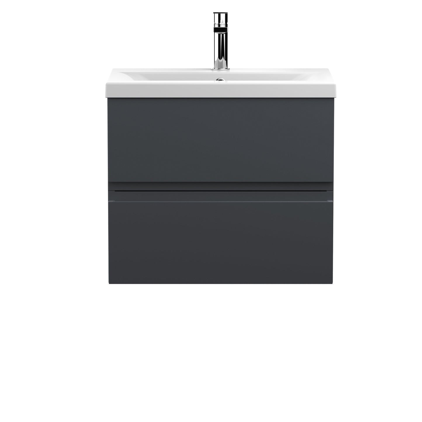 Hudson Reed Urban 600mm Wall Hung 2 Drawer Vanity Unit With Basin