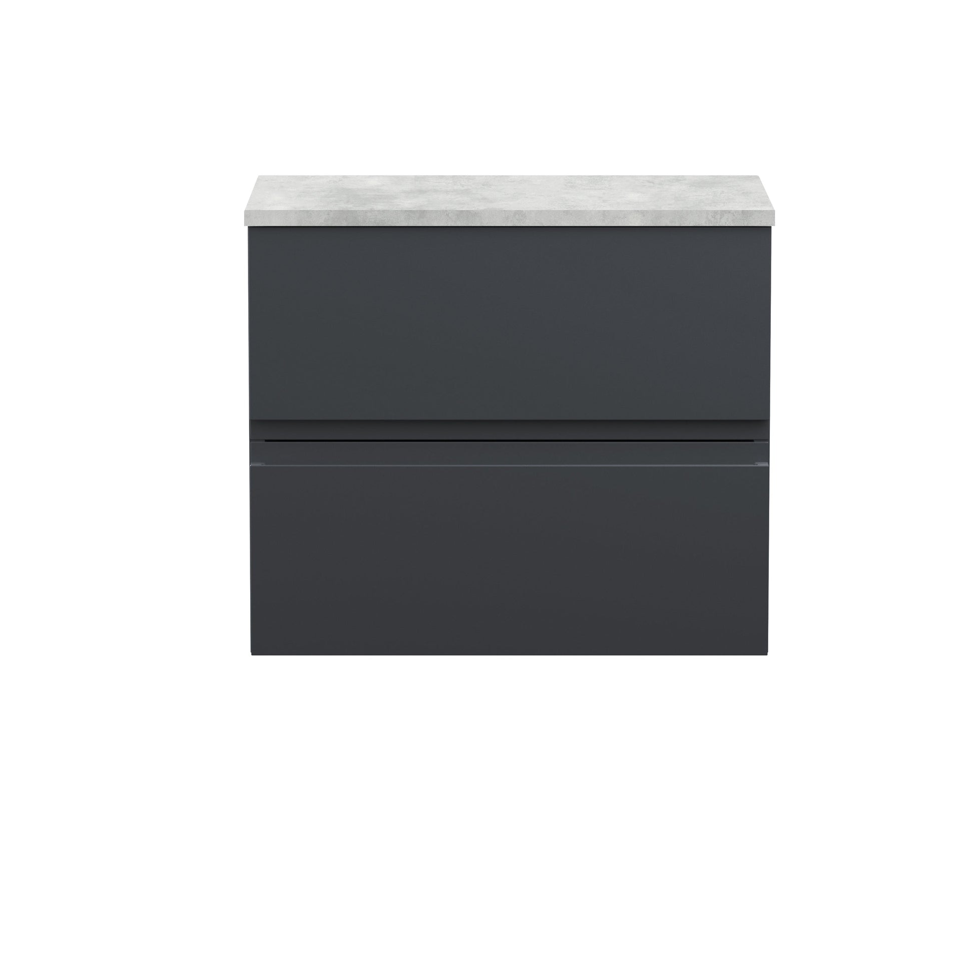 Hudson Reed Urban 600mm Wall Hung 2 Drawer Vanity Unit With Laminate Worktop