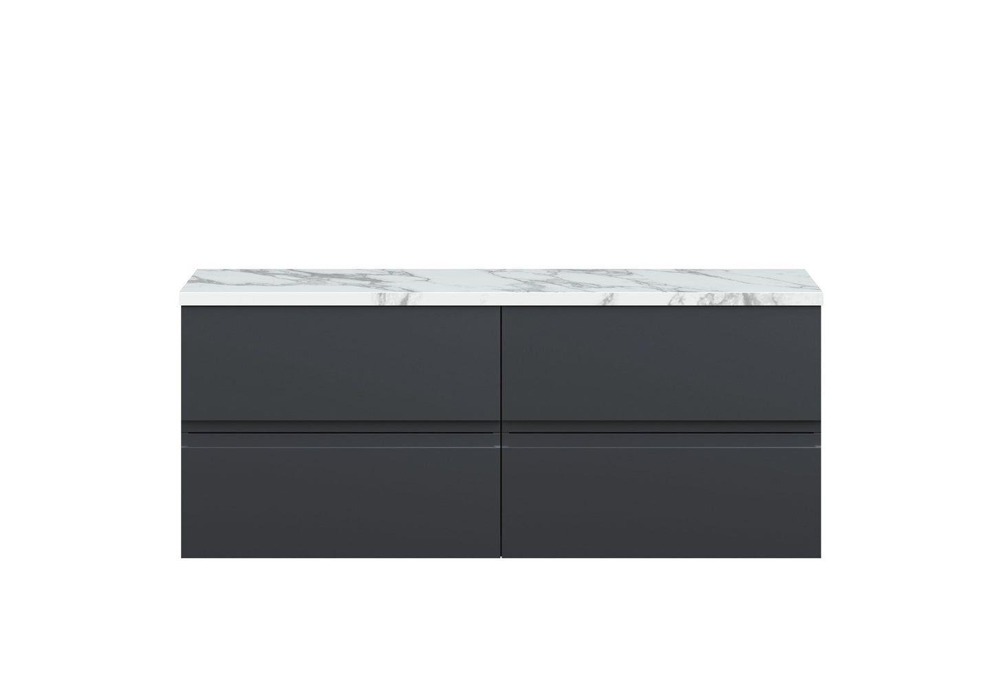 Hudson Reed Urban 1200mm Wall Hung 4-Drawer Unit With Laminate Worktop