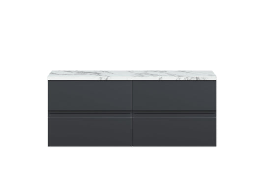 Hudson Reed Urban 1200mm Wall Hung 4-Drawer Unit With Laminate Worktop