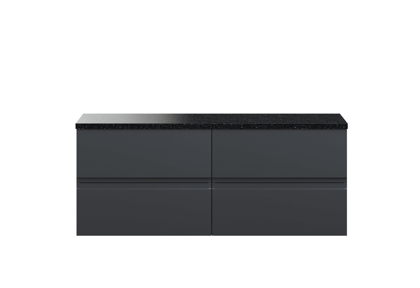 Hudson Reed Urban 1200mm Wall Hung 4-Drawer Unit With Laminate Worktop