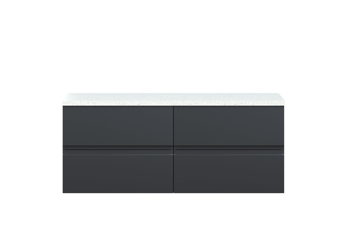 Hudson Reed Urban 1200mm Wall Hung 4-Drawer Unit With Laminate Worktop