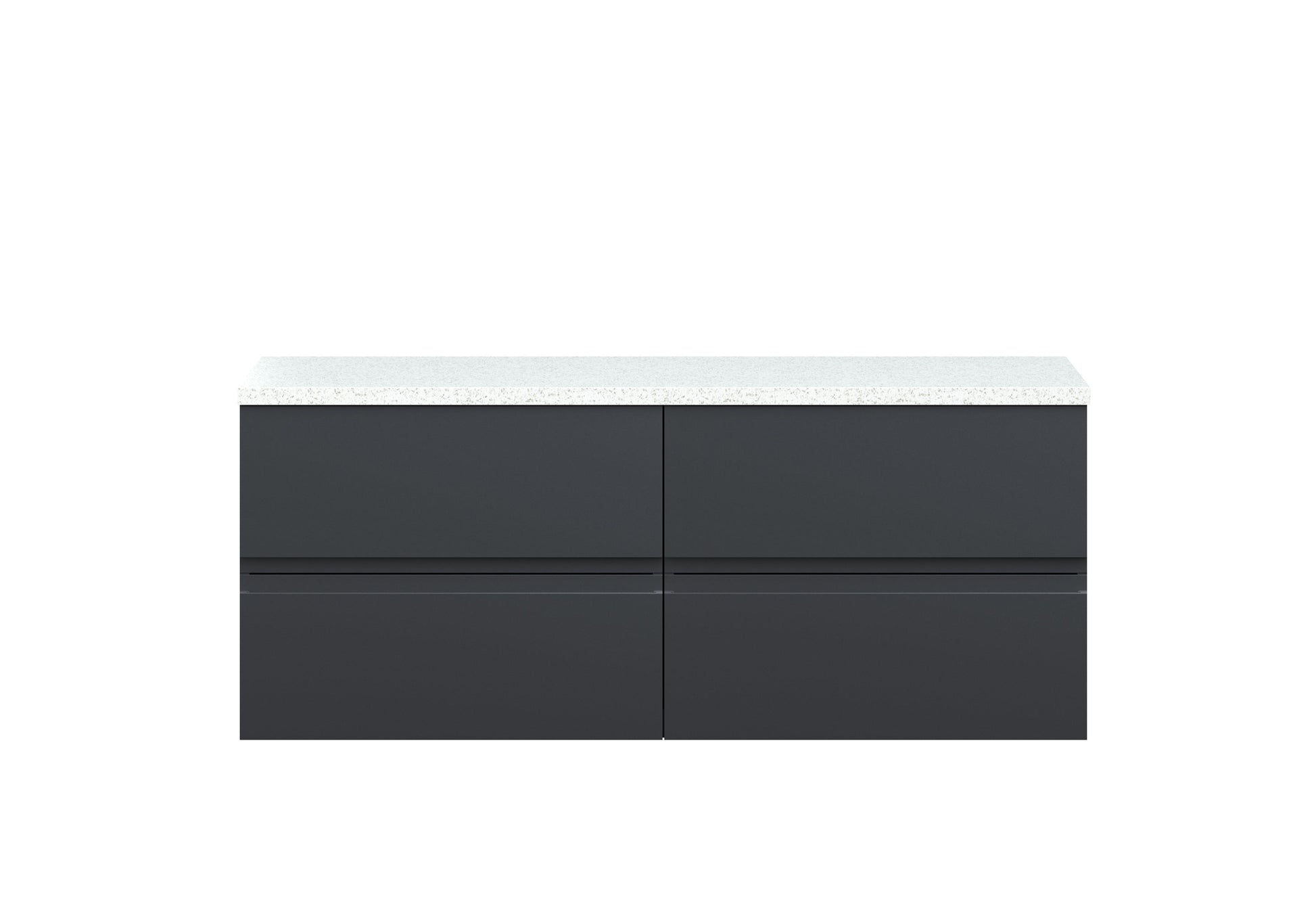 Hudson Reed Urban 1200mm Wall Hung 4-Drawer Unit With Laminate Worktop