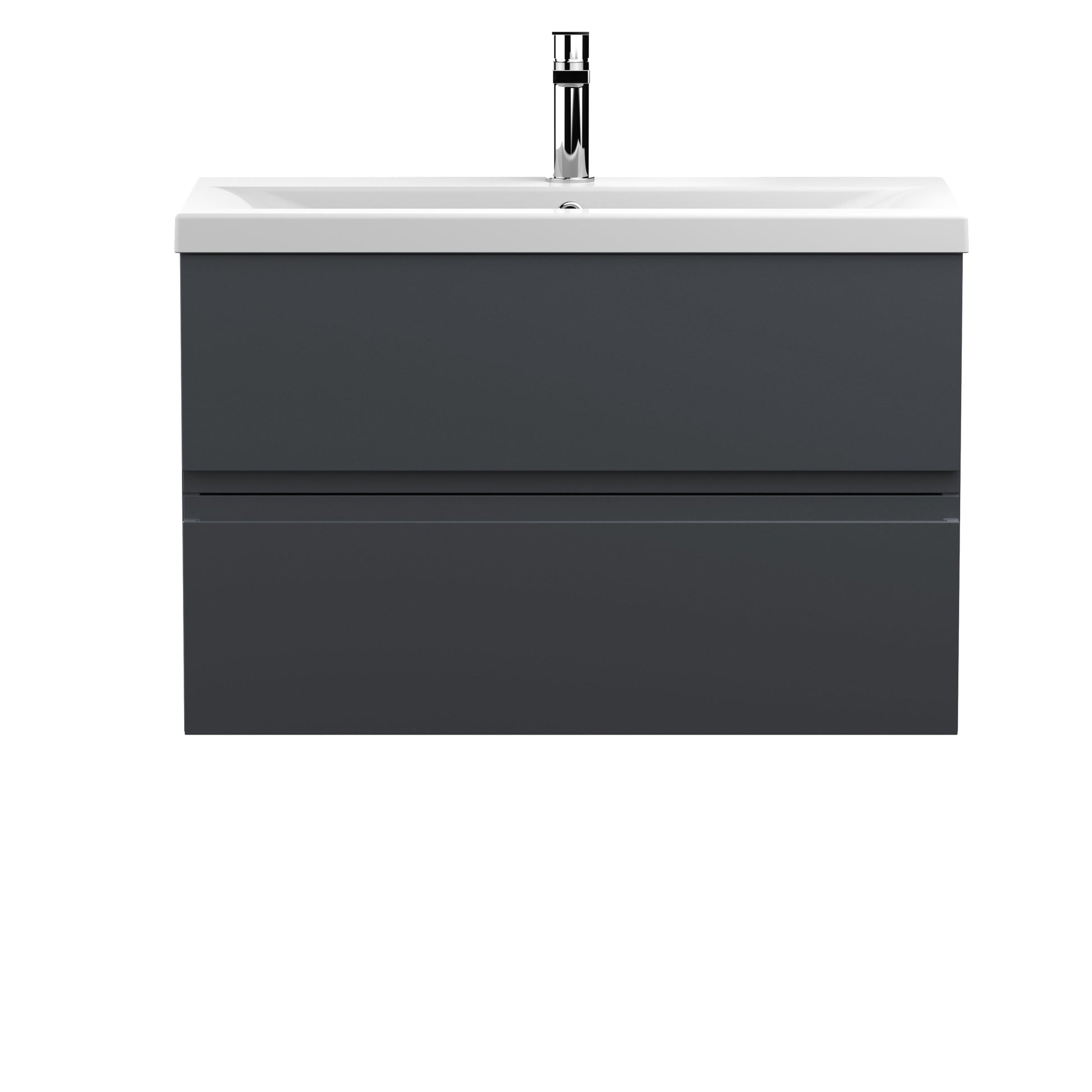 Urban Wall Hung 2 Drawer Vanity & Mid-Edge Ceramic Basin, 800mm