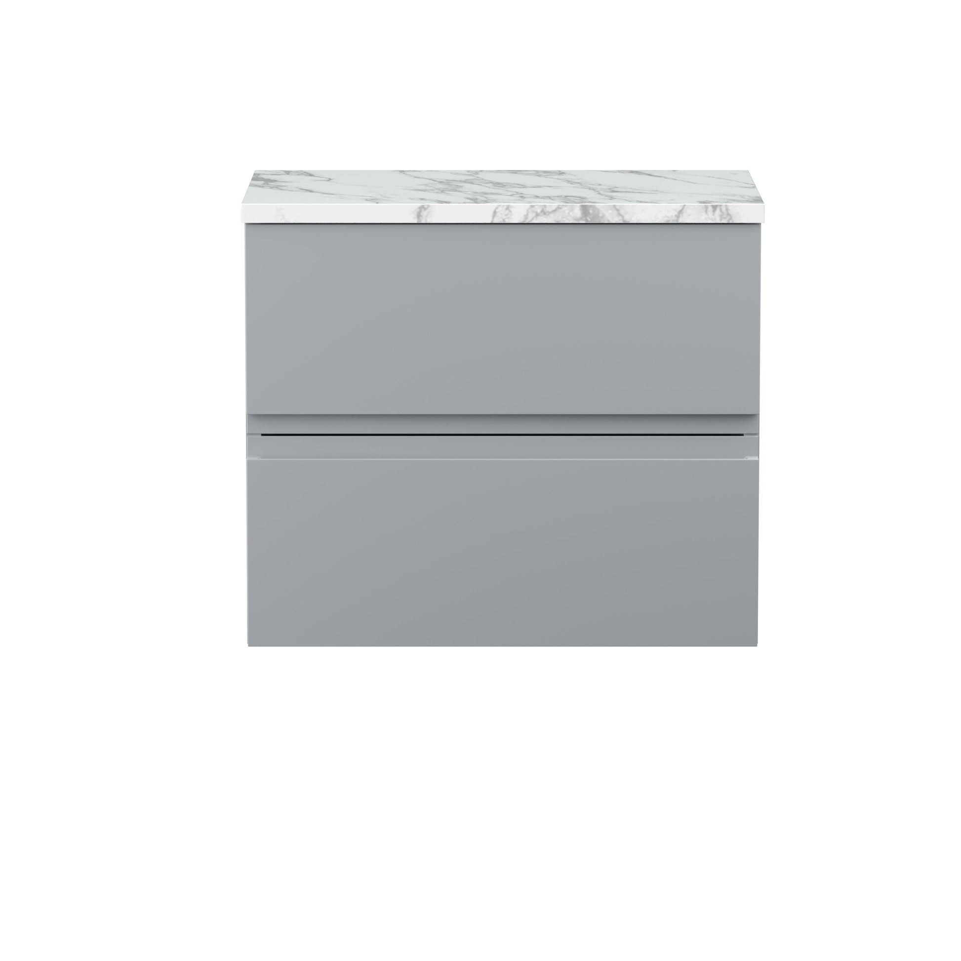 Hudson Reed Urban 600mm Wall Hung 2-Drawer Unit With Laminate Worktop