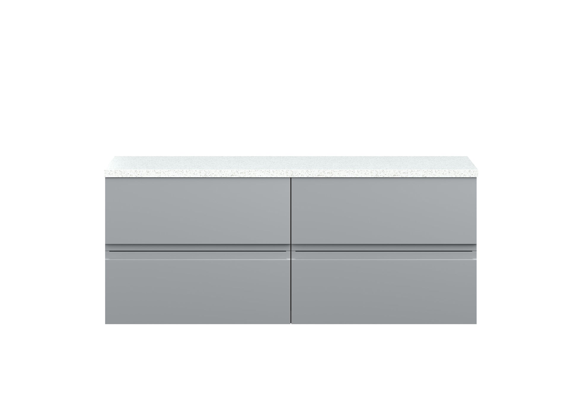 Hudson Reed Urban 1200mm Wall Hung 4-Drawer Unit With Laminate Worktop