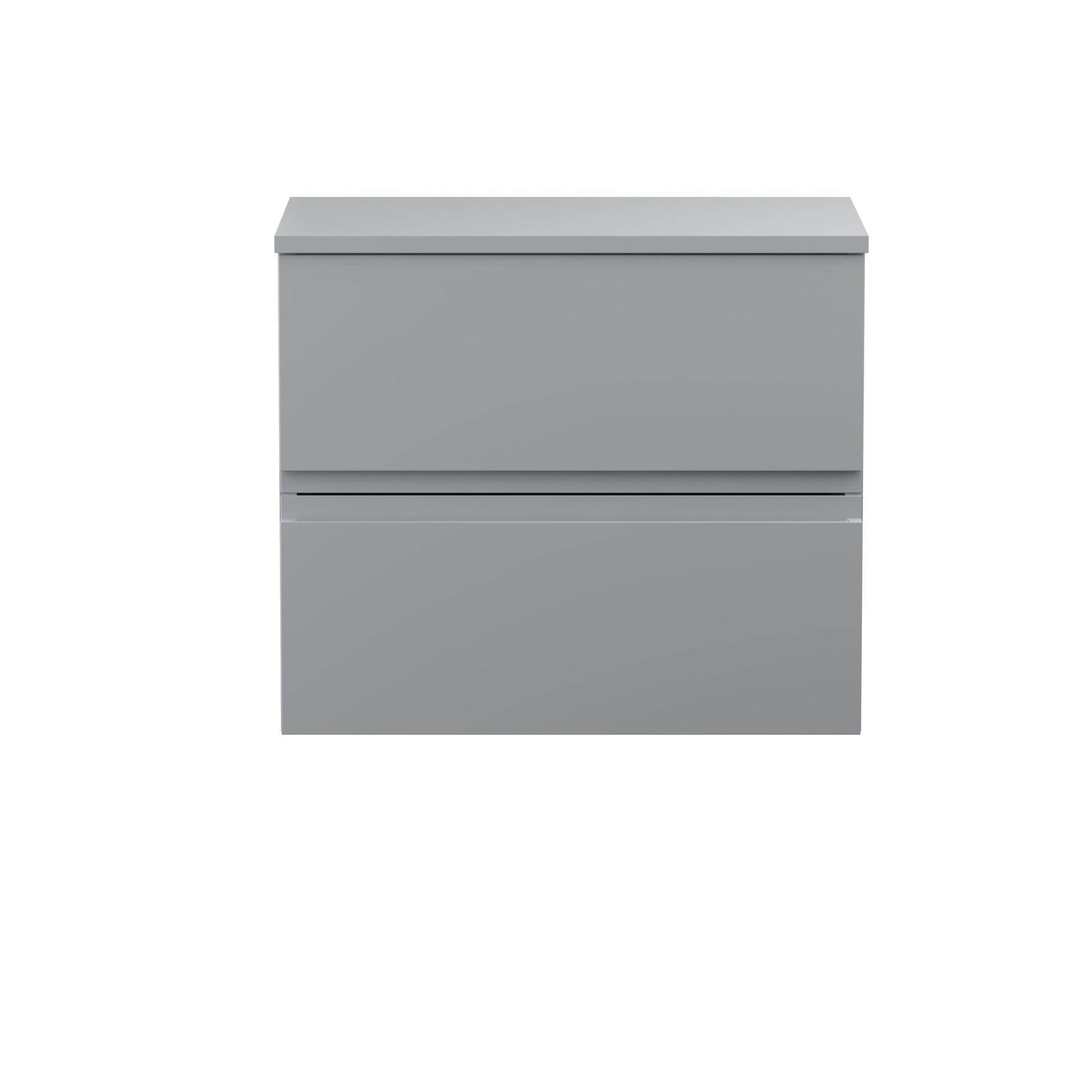 Hudson Reed Urban 600mm Wall Hung 2 Drawer Vanity Unit With Worktop