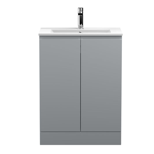 Hudson Reed Urban 600mm Floor Standing 2 Door Vanity Unit With Basin