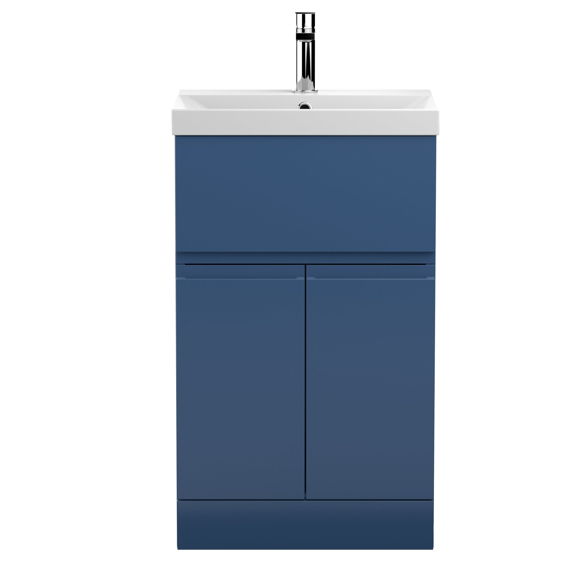 Hudson Reed Urban 500mm Floor Standing 2 Door 1 Drawer Vanity Unit With Basin