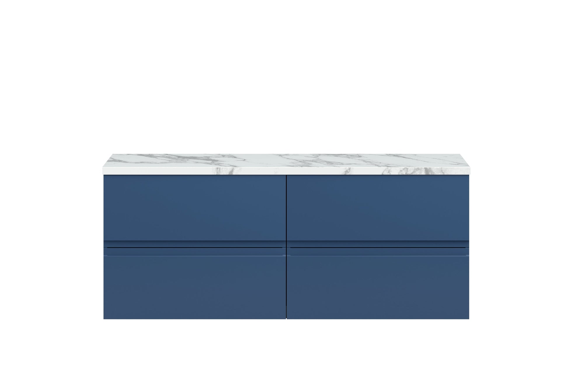 Hudson Reed Urban 1200mm Wall Hung 4-Drawer Unit With Laminate Worktop