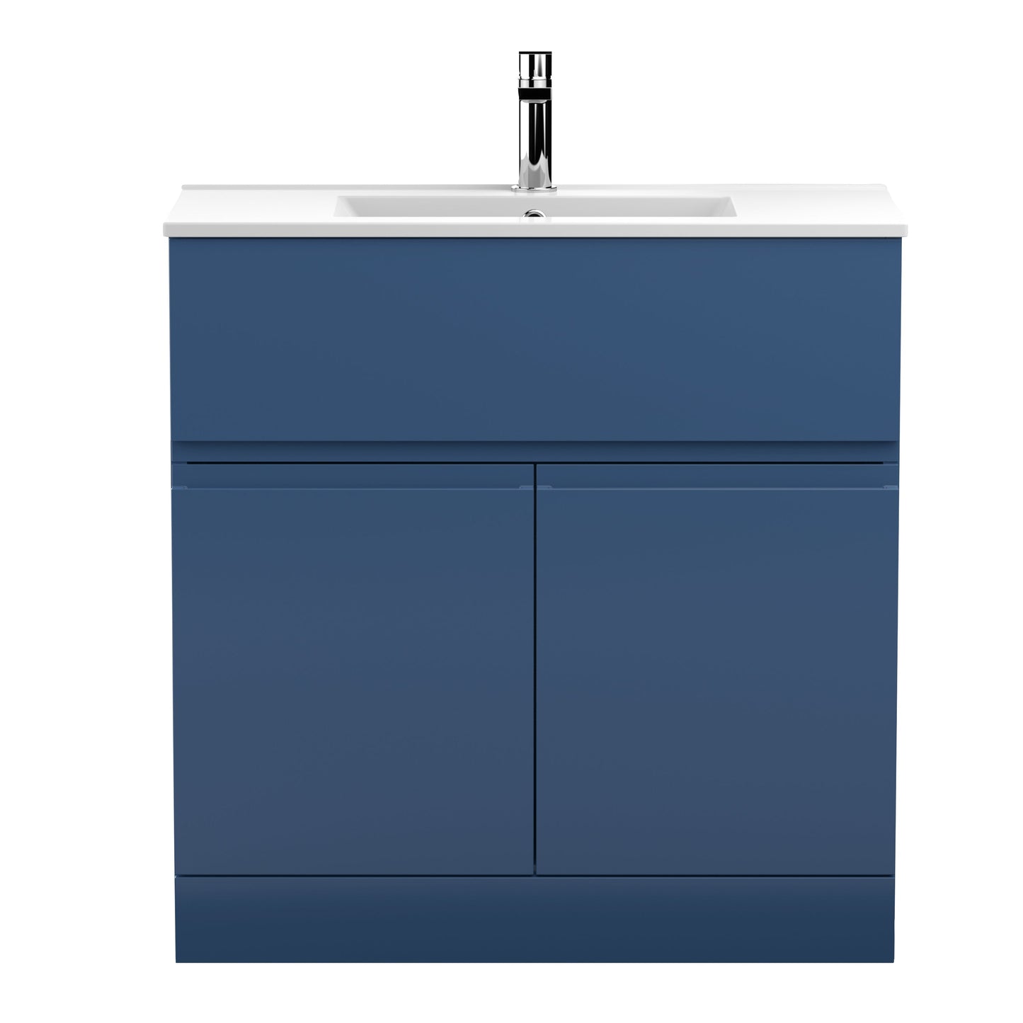 Hudson Reed Urban 800mm Floor Standing 2 Door 1 Drawer Vanity Unit With Basin