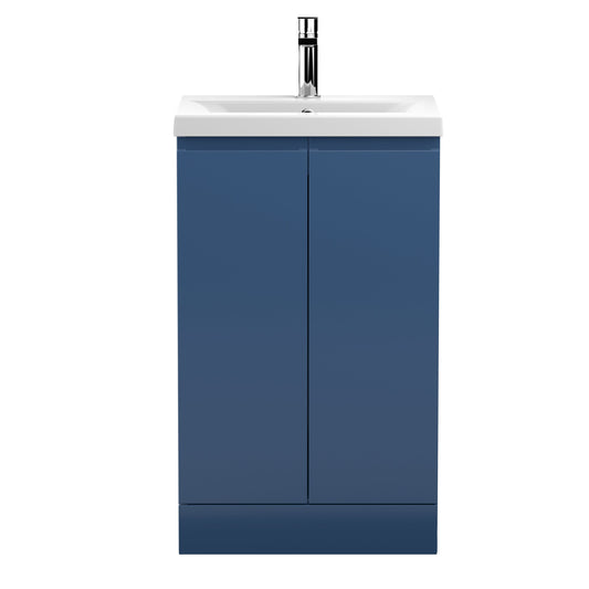 Urban Floor Standing 2 Door Vanity Unit with Mid-Edge Basin 500mm
